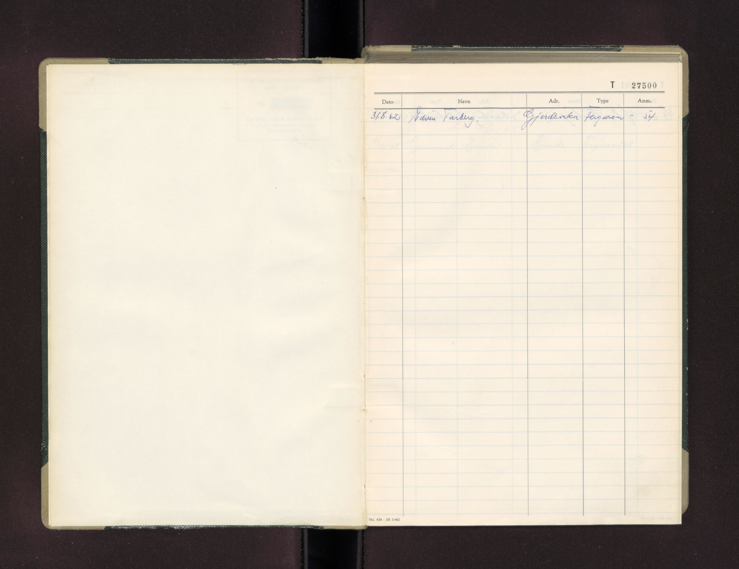 Møre og Romsdal vegkontor - Ålesund trafikkstasjon, AV/SAT-A-4099/F/Fc/L0028: Bilregister; T 27500 - T 27999, 1960-1970