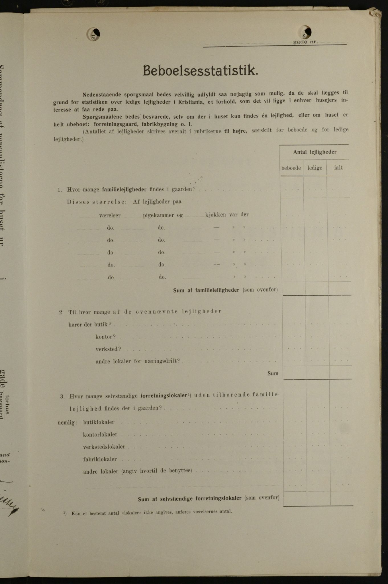 OBA, Kommunal folketelling 1.2.1908 for Kristiania kjøpstad, 1908, s. 66528