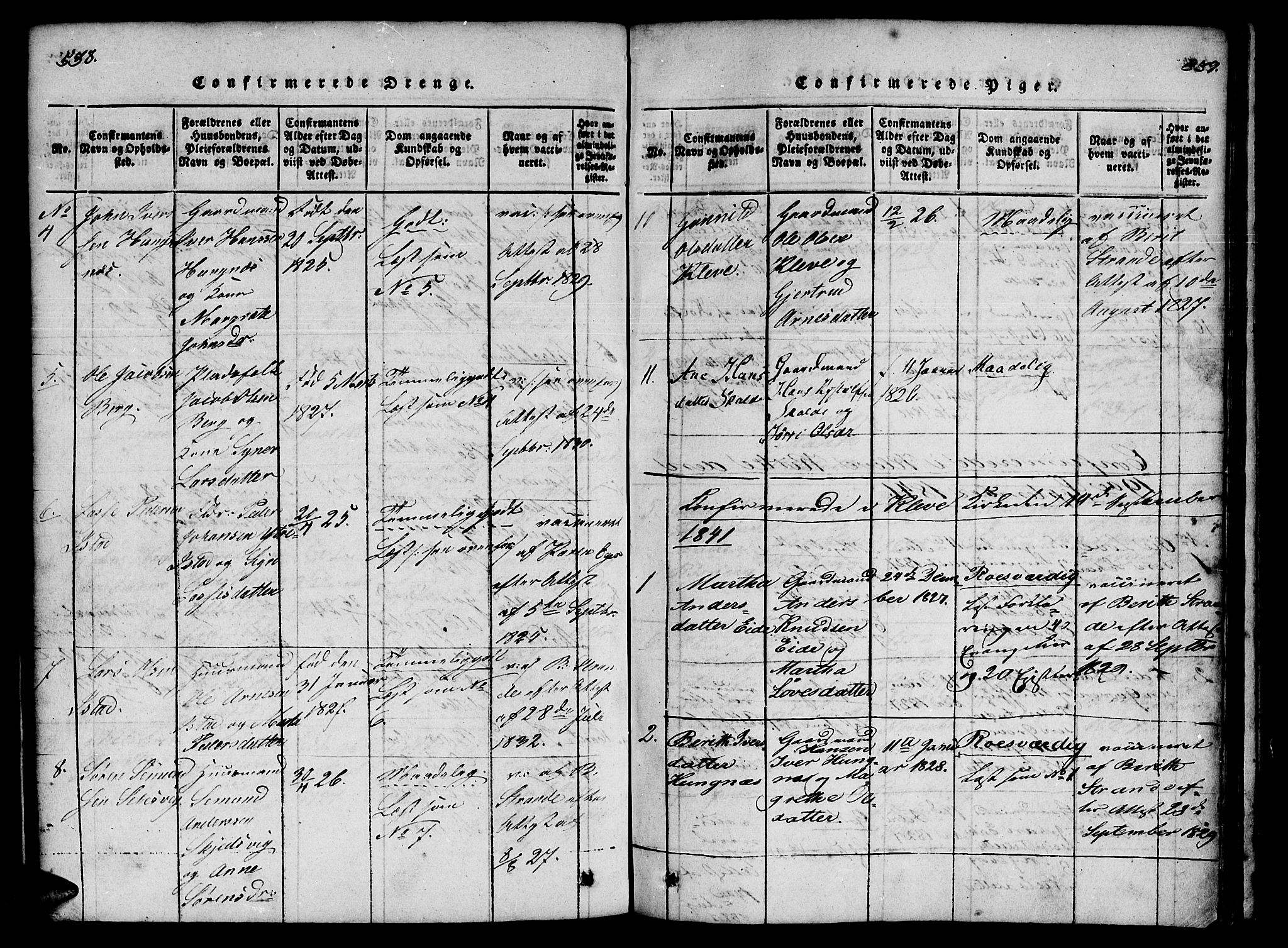 Ministerialprotokoller, klokkerbøker og fødselsregistre - Møre og Romsdal, AV/SAT-A-1454/557/L0679: Ministerialbok nr. 557A01, 1818-1843, s. 538-539