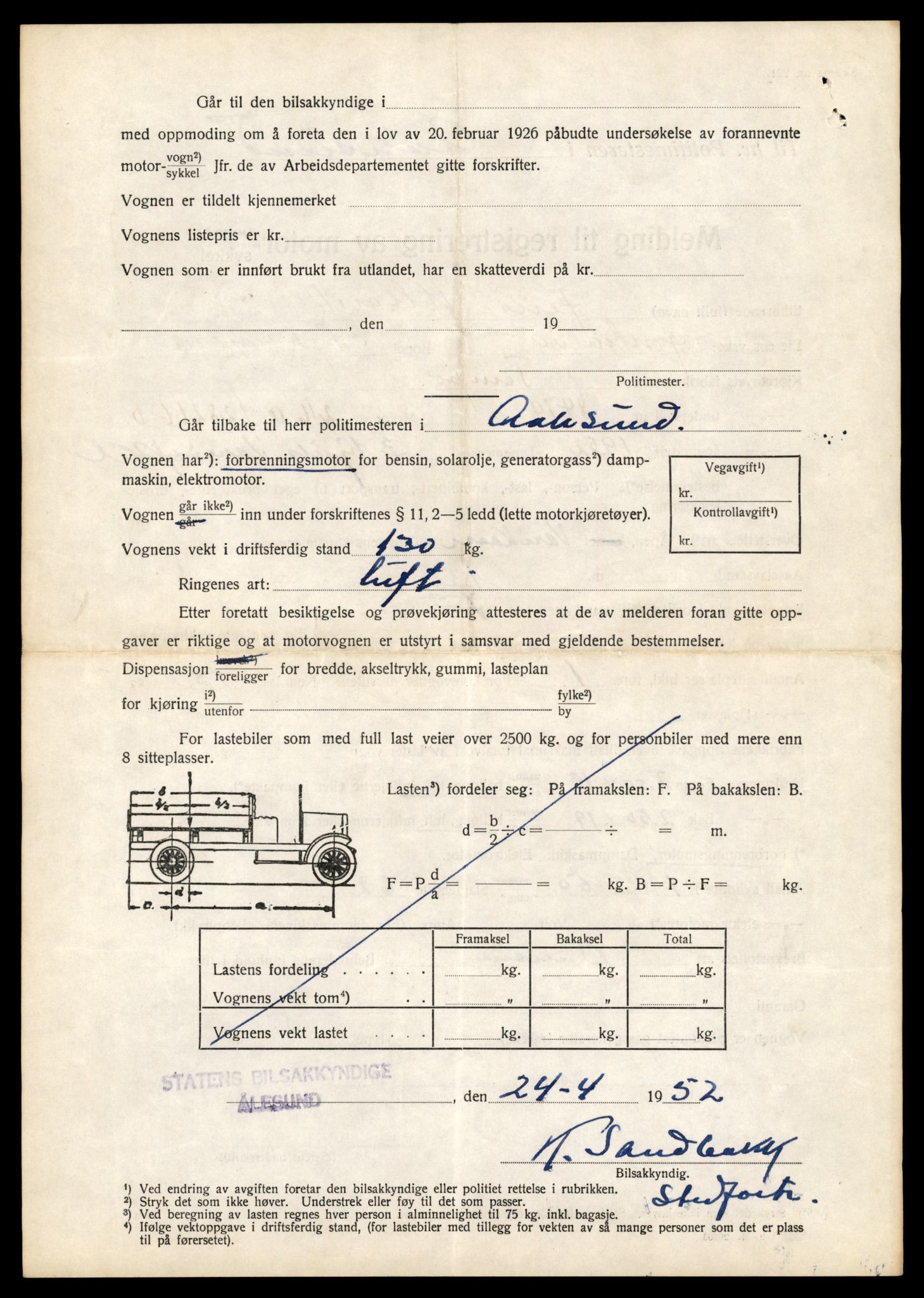 Møre og Romsdal vegkontor - Ålesund trafikkstasjon, AV/SAT-A-4099/F/Fe/L0029: Registreringskort for kjøretøy T 11430 - T 11619, 1927-1998, s. 1488