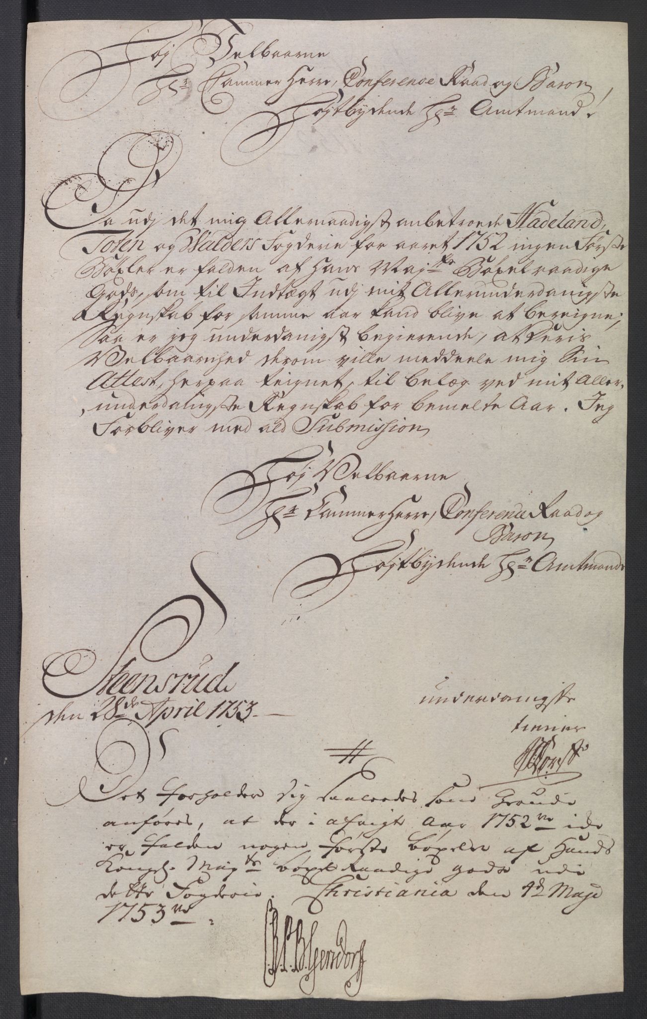 Rentekammeret inntil 1814, Reviderte regnskaper, Fogderegnskap, RA/EA-4092/R18/L1349: Fogderegnskap Hadeland, Toten og Valdres, 1752-1753, s. 120