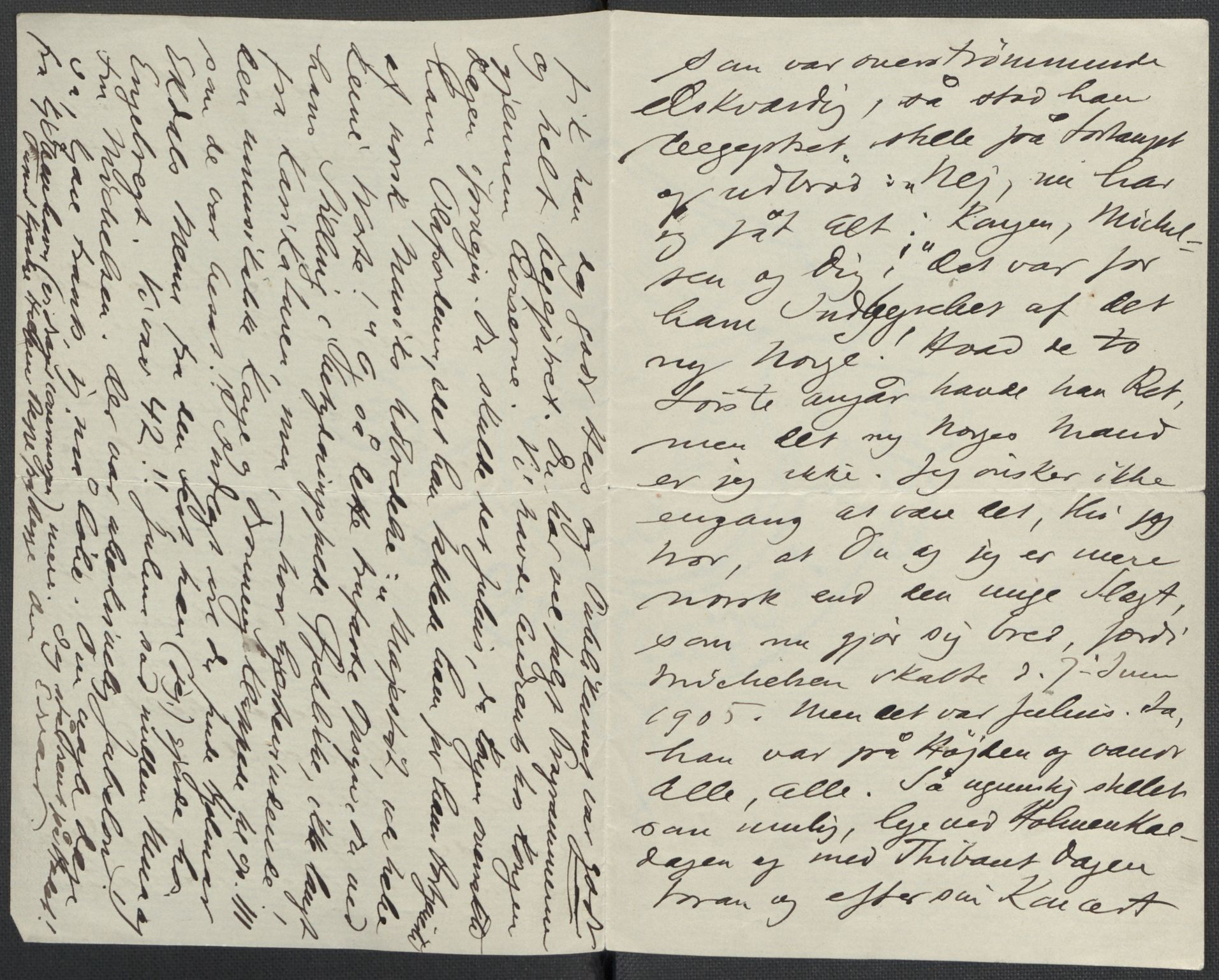 Beyer, Frants, RA/PA-0132/F/L0001: Brev fra Edvard Grieg til Frantz Beyer og "En del optegnelser som kan tjene til kommentar til brevene" av Marie Beyer, 1872-1907, s. 879