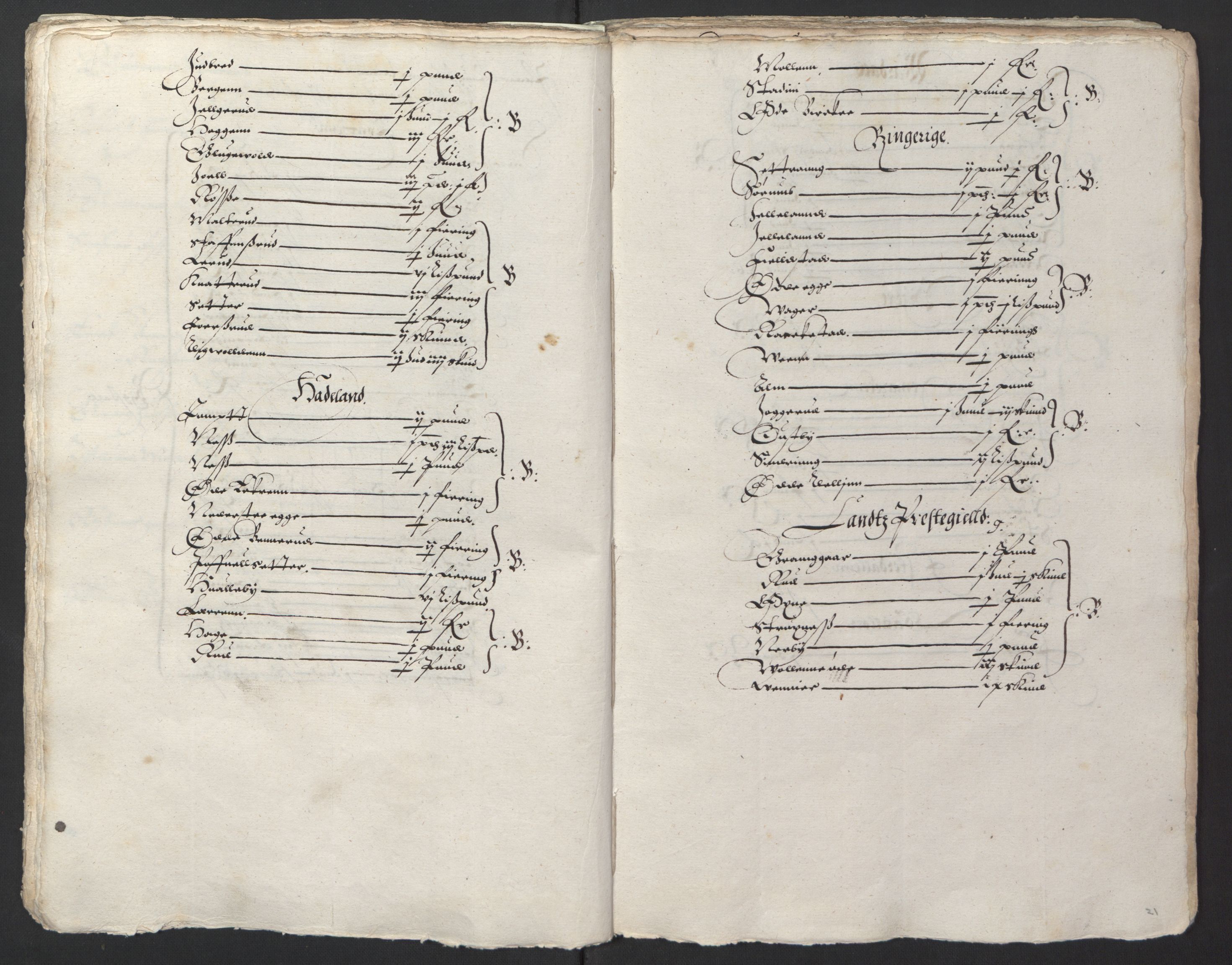 Stattholderembetet 1572-1771, RA/EA-2870/Ek/L0008/0002: Jordebøker til utlikning av rosstjeneste 1624-1626: / Odelsjordebøker for Akershus len, 1624-1626, s. 58