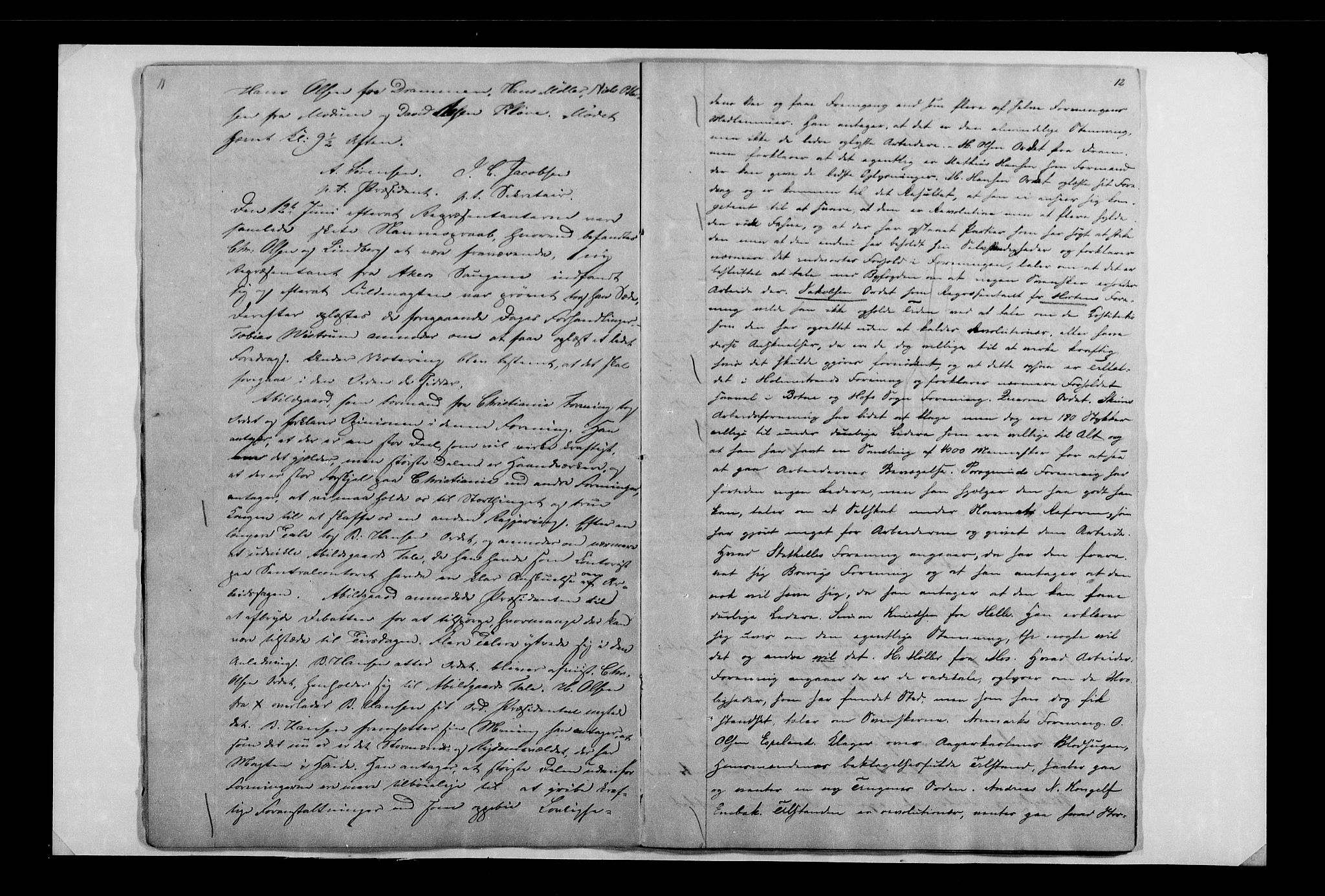 Justisdepartementet, Kriminalkontoret A, AV/RA-S-1037/M/L0018: Thrane-saken. JPD Jnr. 1684/61A, 1851-1855