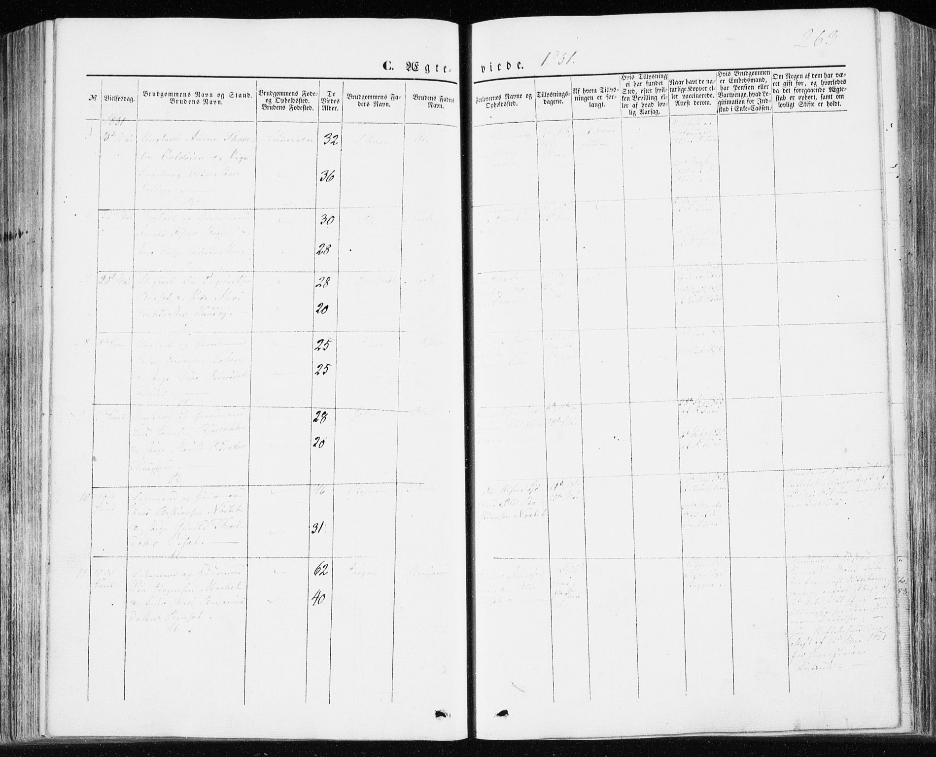 Ministerialprotokoller, klokkerbøker og fødselsregistre - Møre og Romsdal, AV/SAT-A-1454/590/L1013: Ministerialbok nr. 590A05, 1847-1877, s. 263