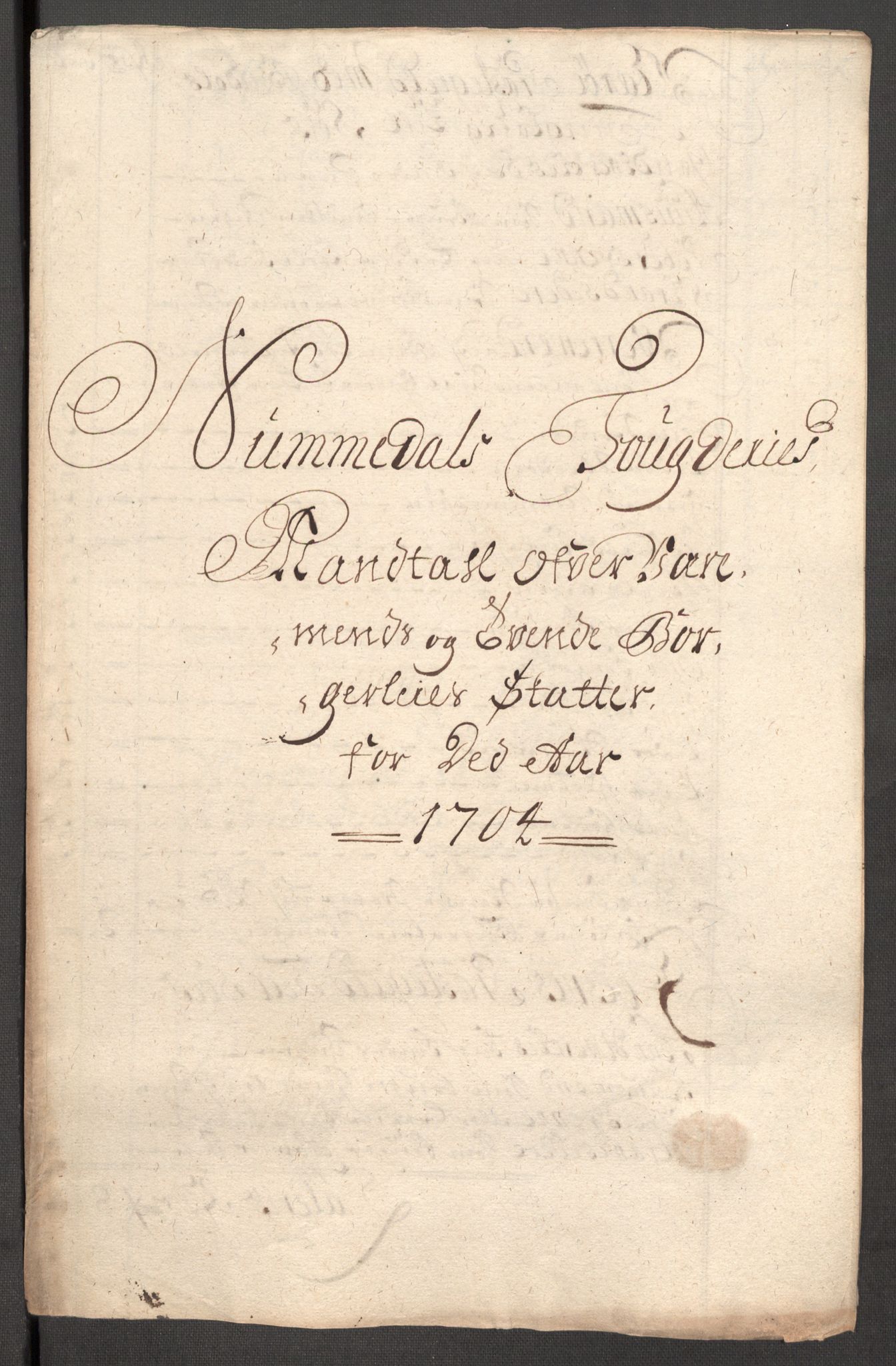 Rentekammeret inntil 1814, Reviderte regnskaper, Fogderegnskap, RA/EA-4092/R64/L4428: Fogderegnskap Namdal, 1703-1704, s. 280