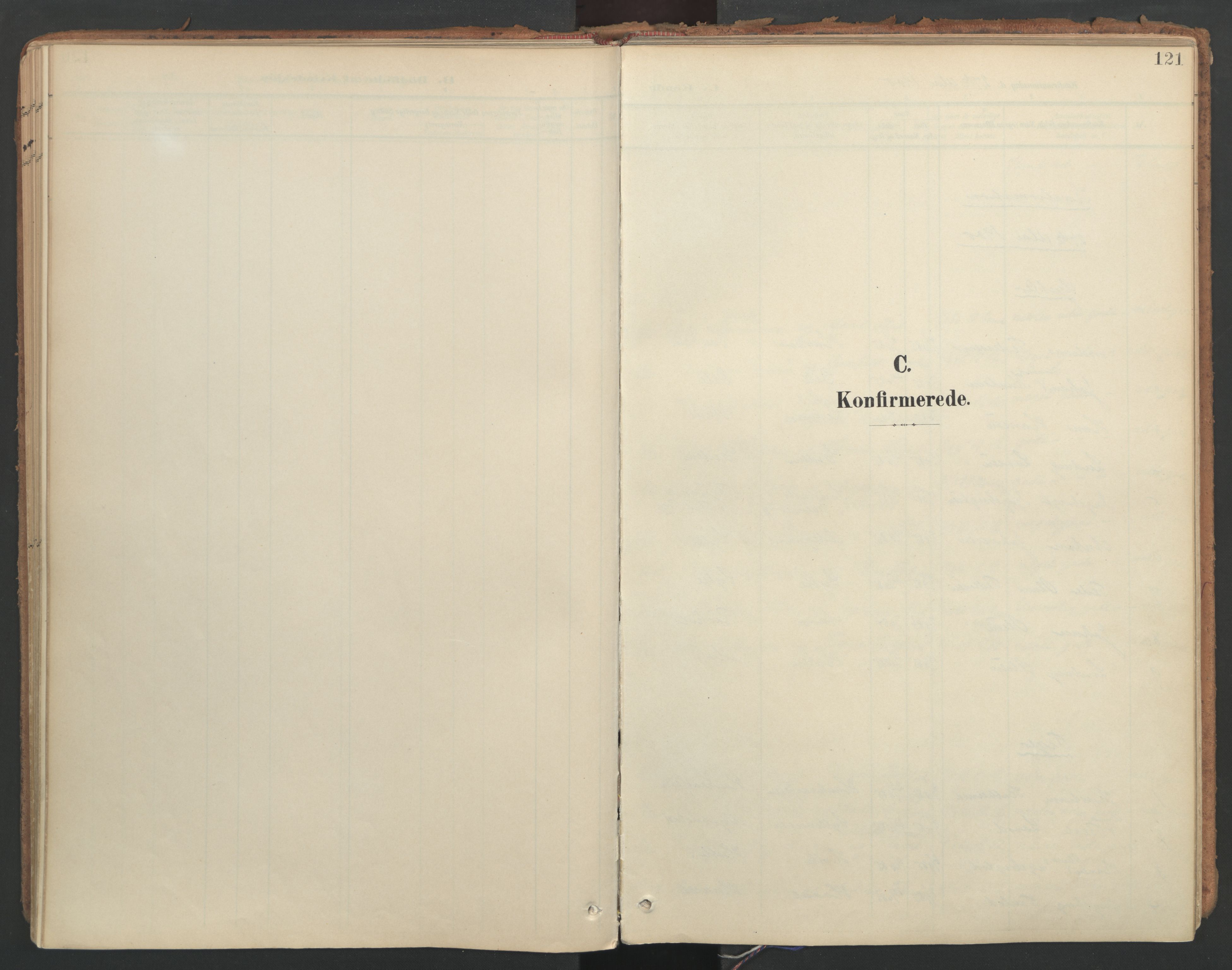 Ministerialprotokoller, klokkerbøker og fødselsregistre - Møre og Romsdal, SAT/A-1454/564/L0741: Ministerialbok nr. 564A02, 1900-1976, s. 121