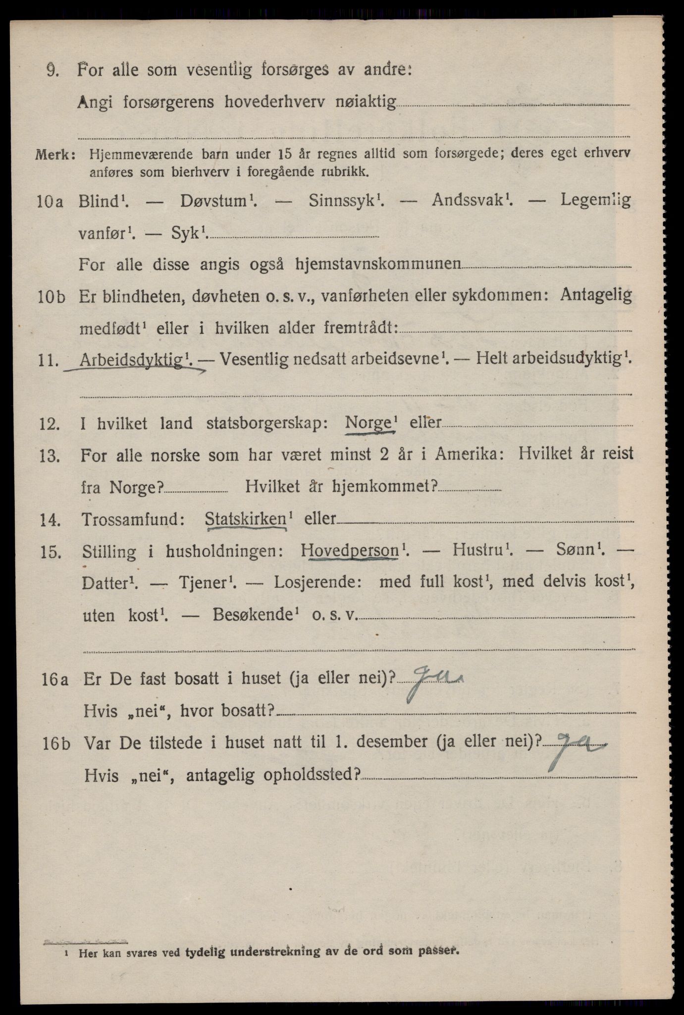 SAKO, Folketelling 1920 for 0826 Tinn herred, 1920, s. 2701