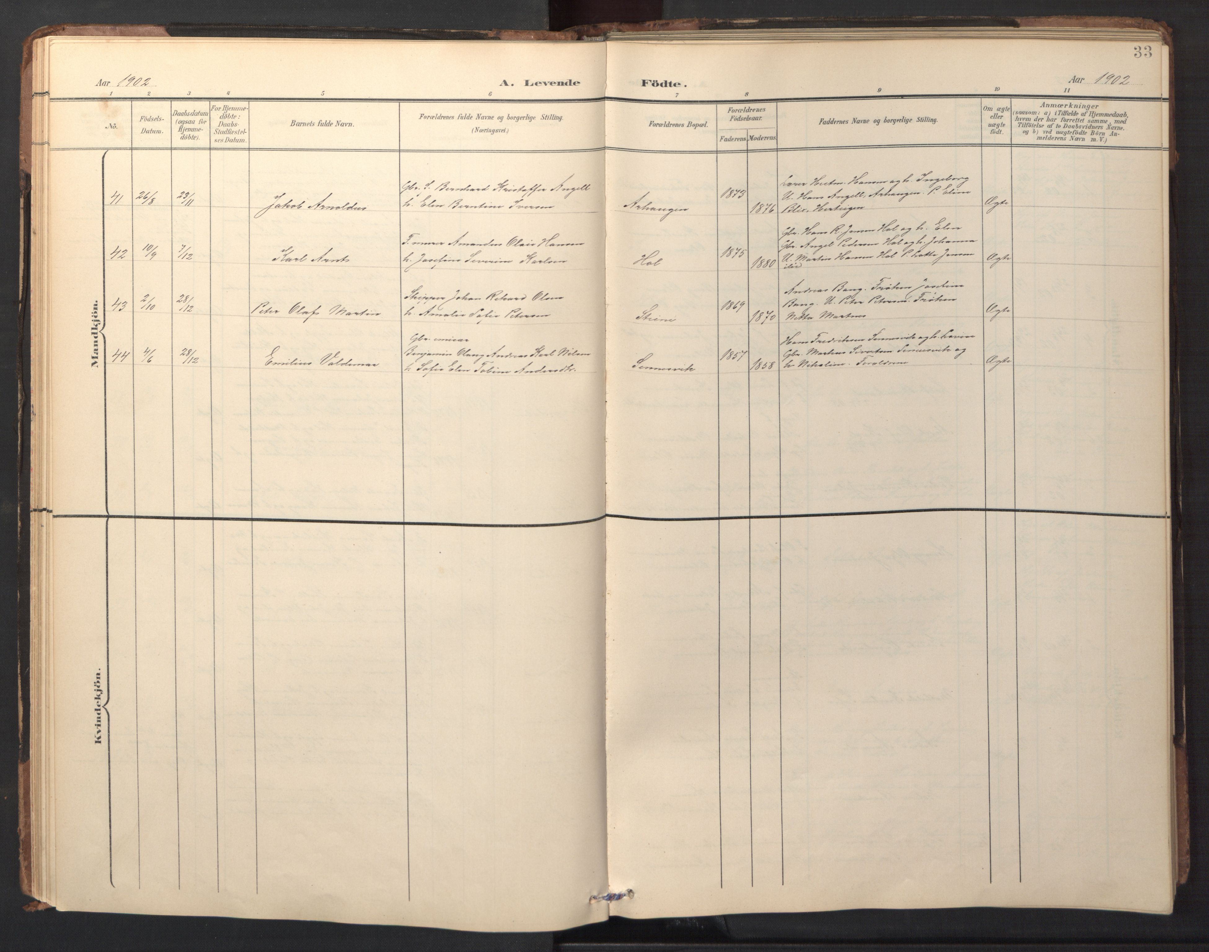 Ministerialprotokoller, klokkerbøker og fødselsregistre - Nordland, AV/SAT-A-1459/882/L1185: Klokkerbok nr. 882C03, 1898-1910, s. 33