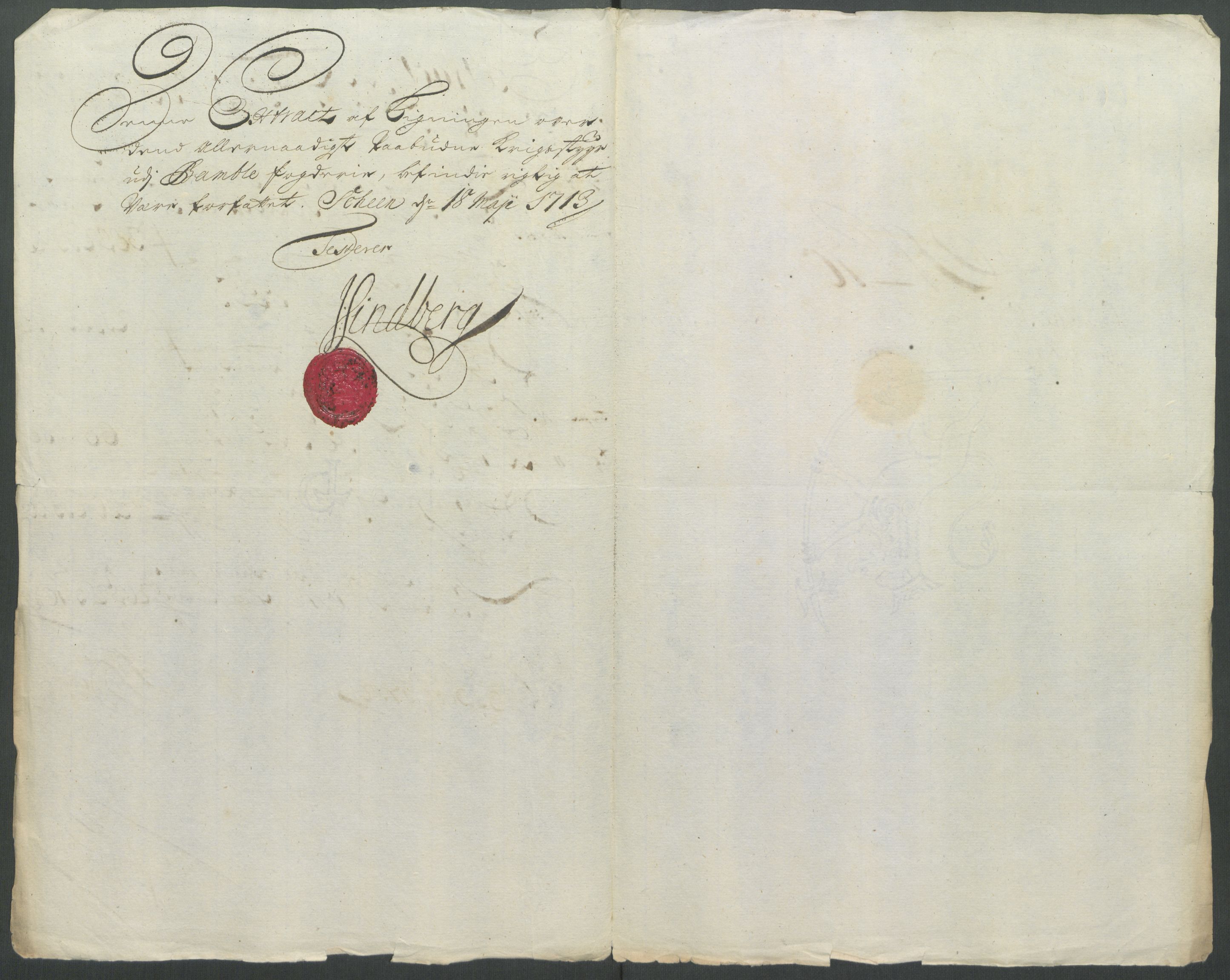 Rentekammeret inntil 1814, Reviderte regnskaper, Fogderegnskap, RA/EA-4092/R36/L2123: Fogderegnskap Øvre og Nedre Telemark og Bamble, 1712, s. 129
