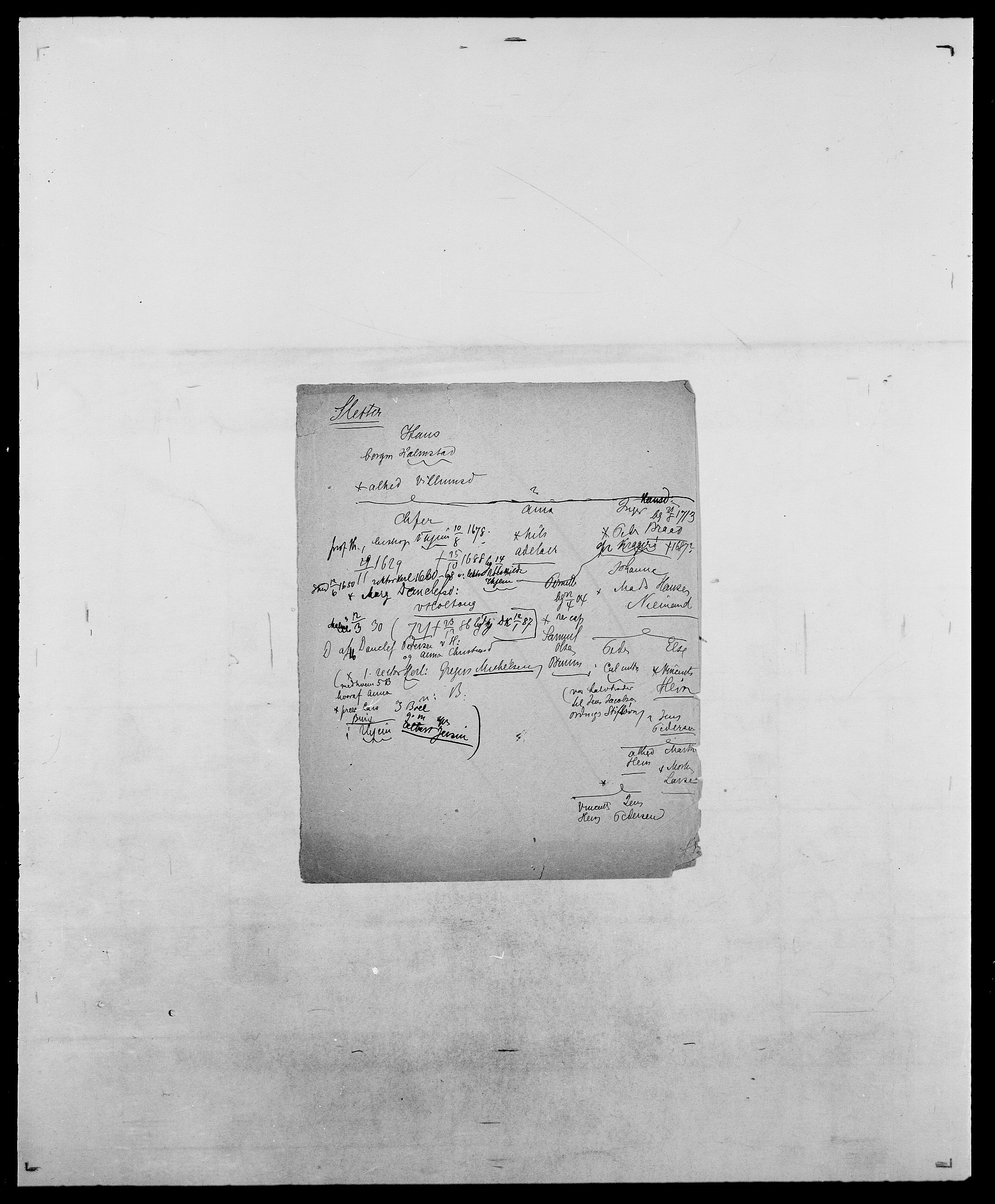 Delgobe, Charles Antoine - samling, AV/SAO-PAO-0038/D/Da/L0036: Skaanør - Staverskov, s. 94