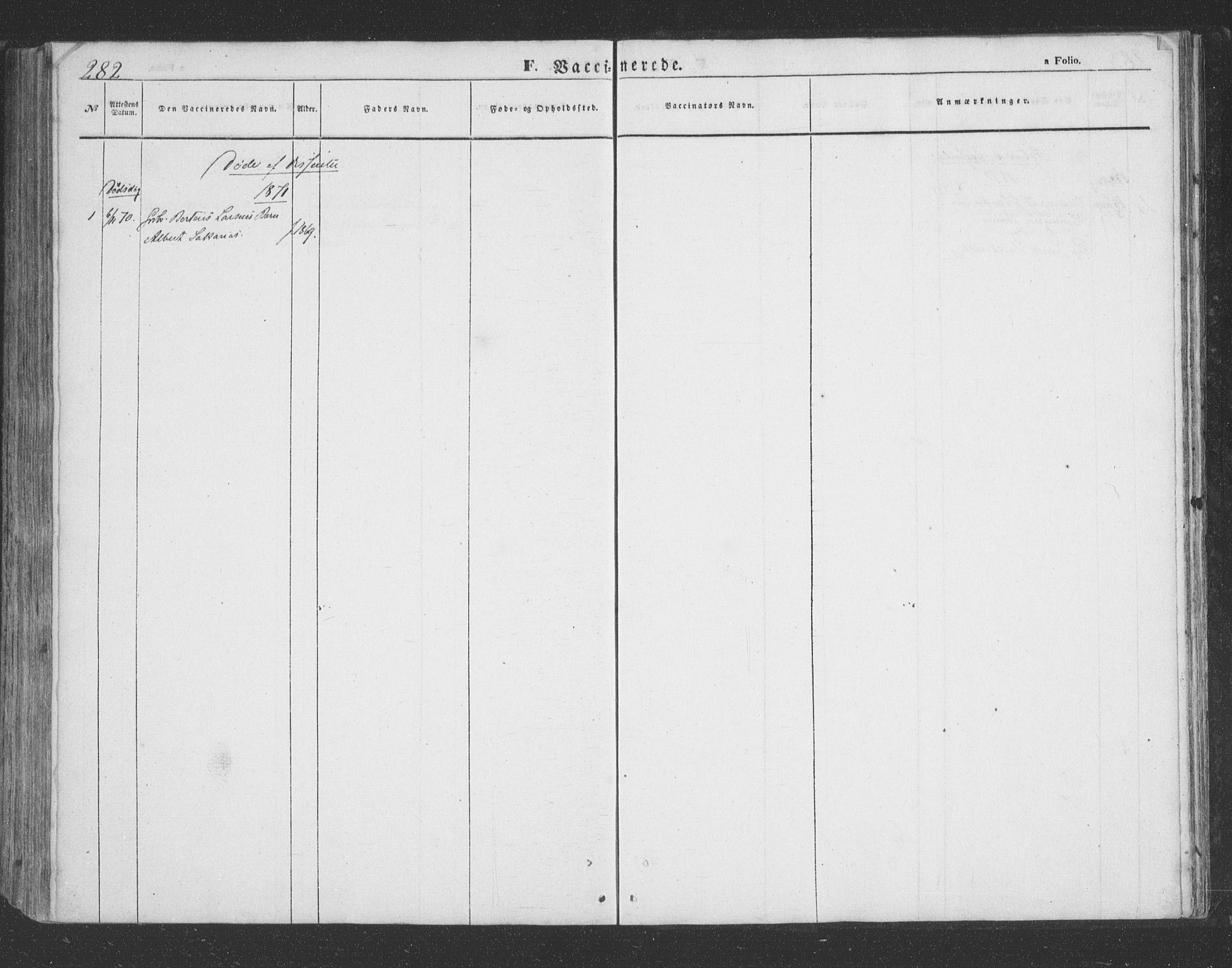 Lenvik sokneprestembete, SATØ/S-1310/H/Ha/Hab/L0020klokker: Klokkerbok nr. 20, 1855-1883, s. 282