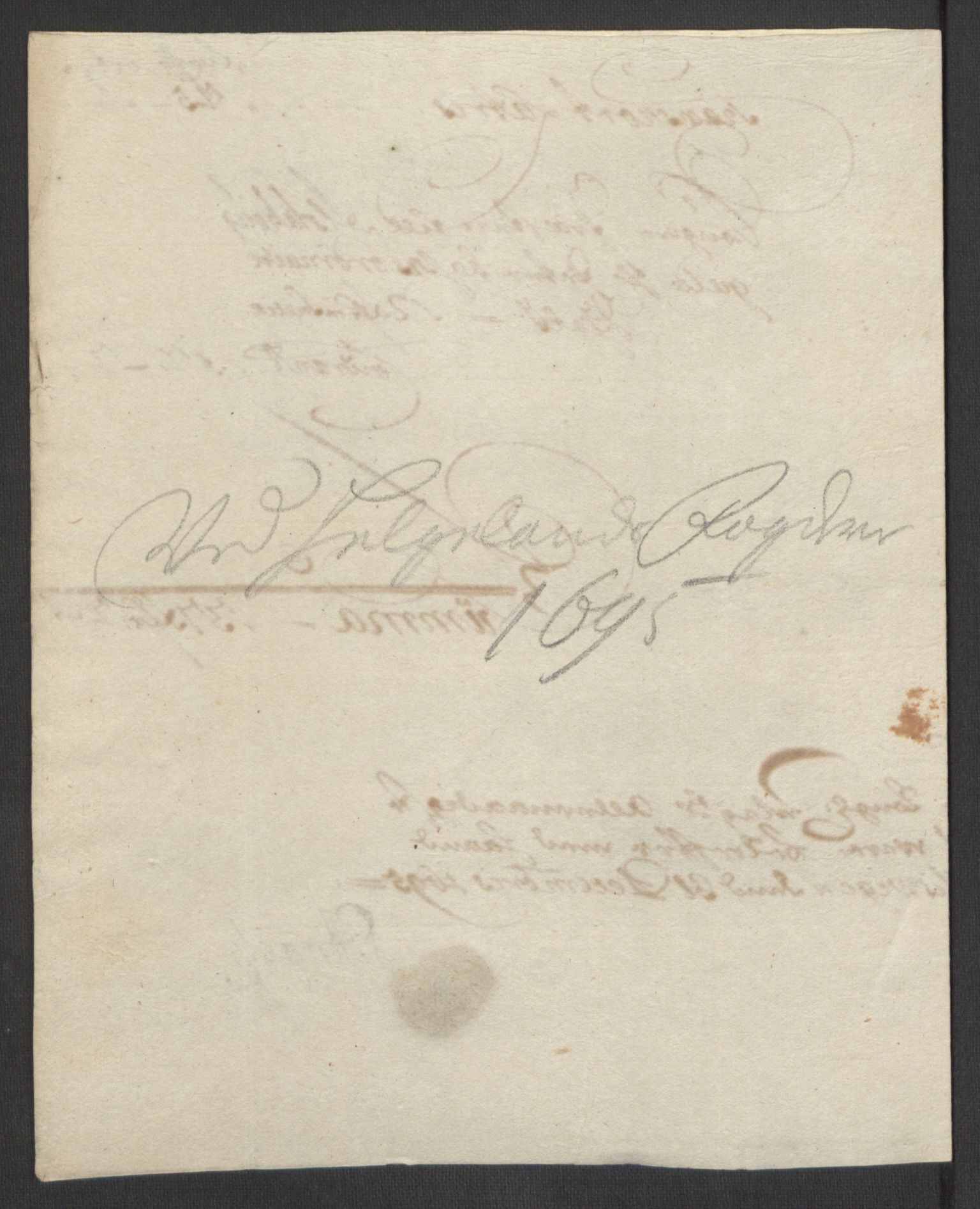 Rentekammeret inntil 1814, Reviderte regnskaper, Fogderegnskap, RA/EA-4092/R65/L4505: Fogderegnskap Helgeland, 1693-1696, s. 383