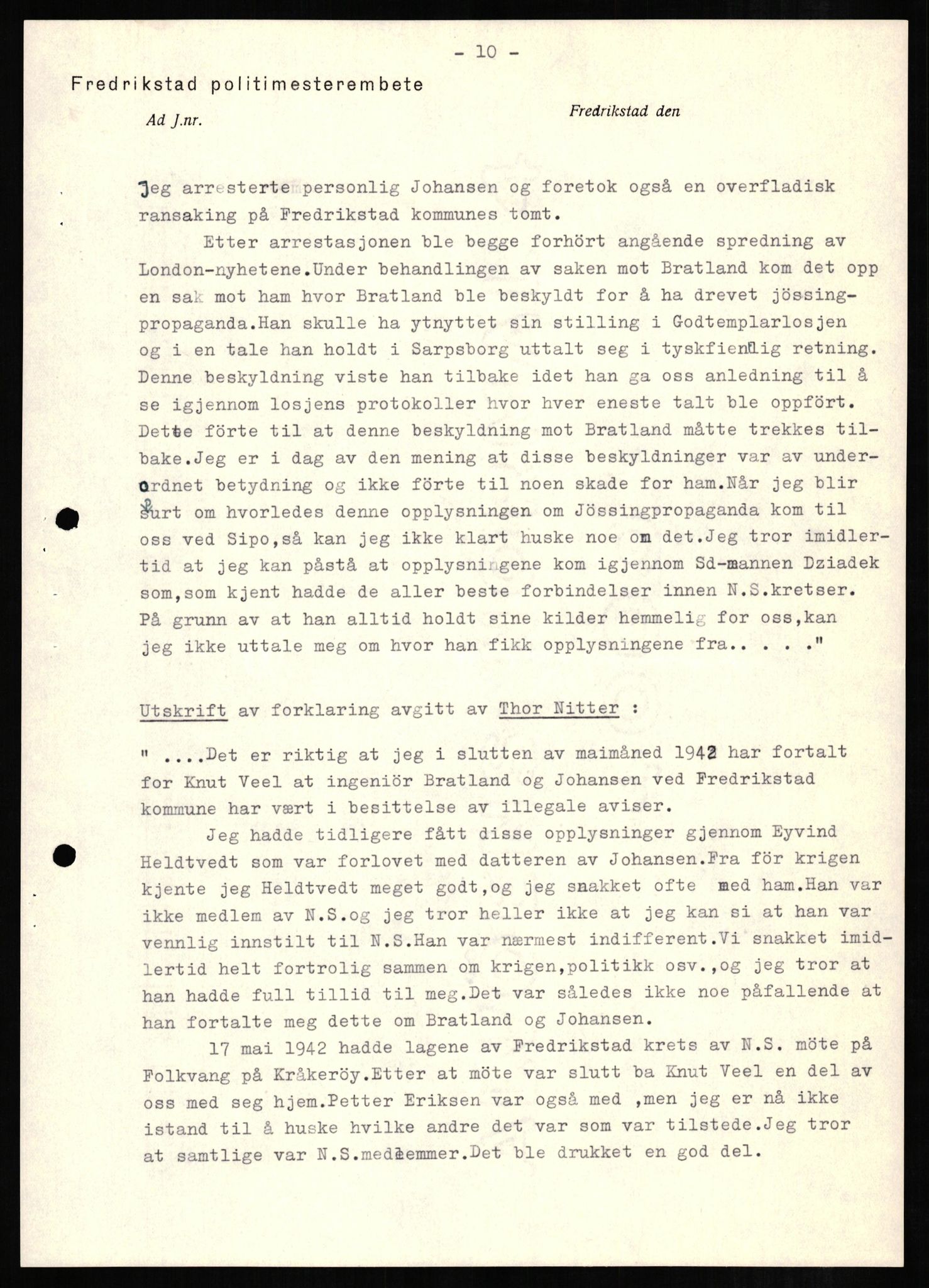 Forsvaret, Forsvarets overkommando II, AV/RA-RAFA-3915/D/Db/L0006: CI Questionaires. Tyske okkupasjonsstyrker i Norge. Tyskere., 1945-1946, s. 357