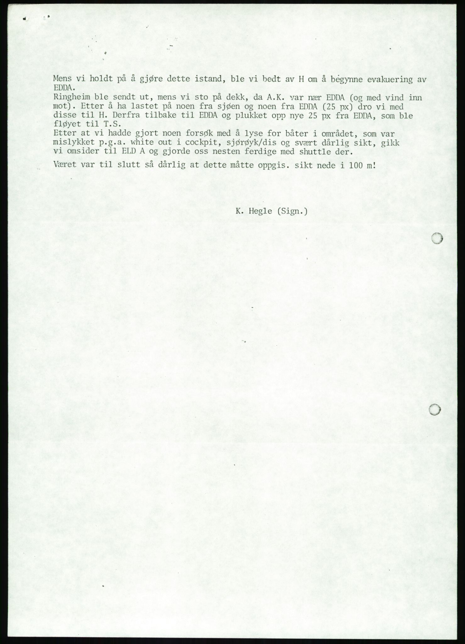 Justisdepartementet, Granskningskommisjonen ved Alexander Kielland-ulykken 27.3.1980, RA/S-1165/D/L0017: P Hjelpefartøy (Doku.liste + P1-P6 av 6)/Q Hovedredningssentralen (Q0-Q27 av 27), 1980-1981, s. 307