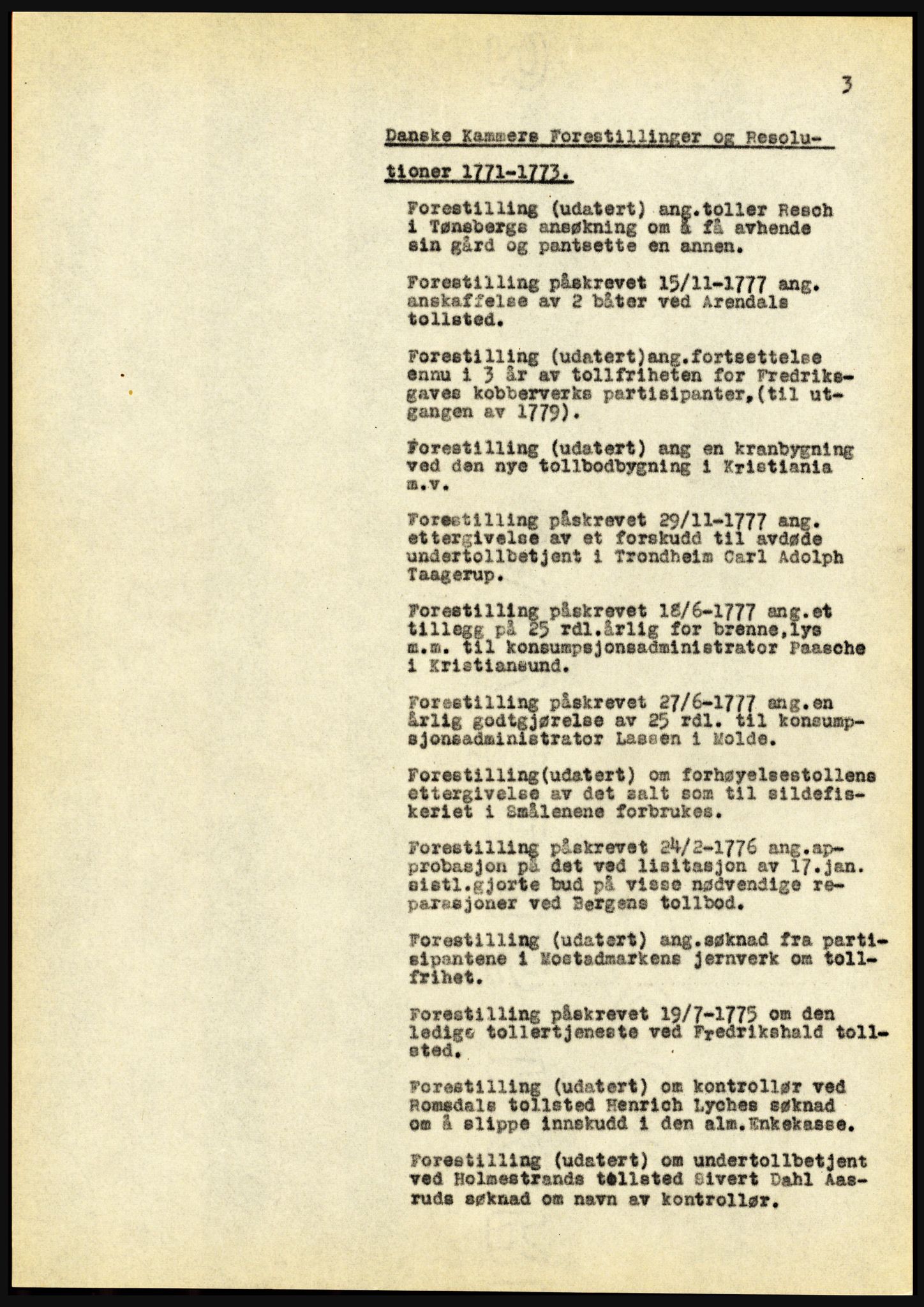 Riksarkivet, Seksjon for eldre arkiv og spesialsamlinger, AV/RA-EA-6797/H/Ha, 1953, s. 3