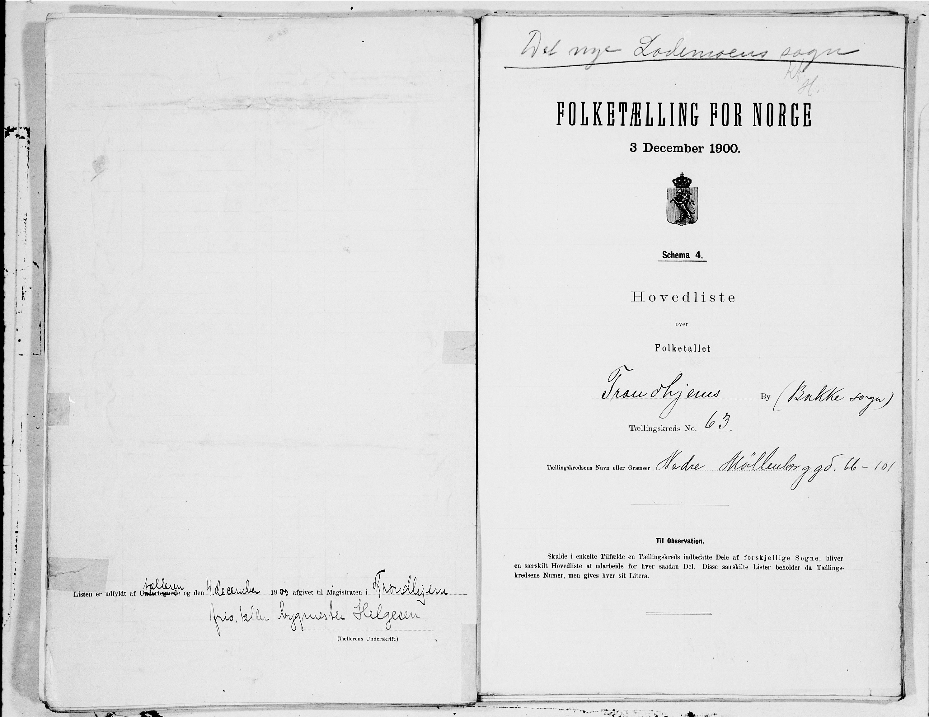 SAT, Folketelling 1900 for 1601 Trondheim kjøpstad, 1900, s. 125