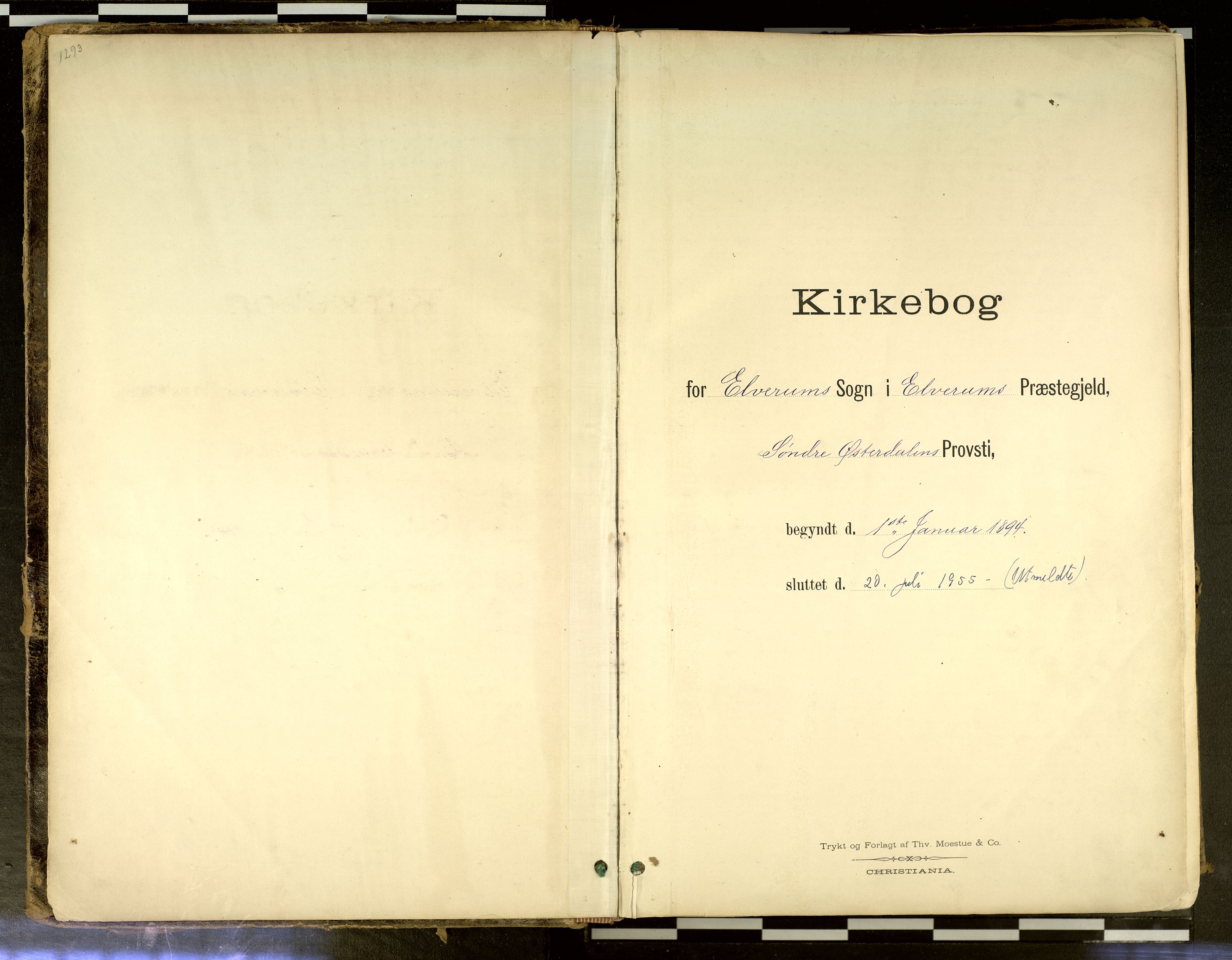 Elverum prestekontor, AV/SAH-PREST-044/H/Ha/Haa/L0018: Ministerialbok nr. 18, 1894-1914