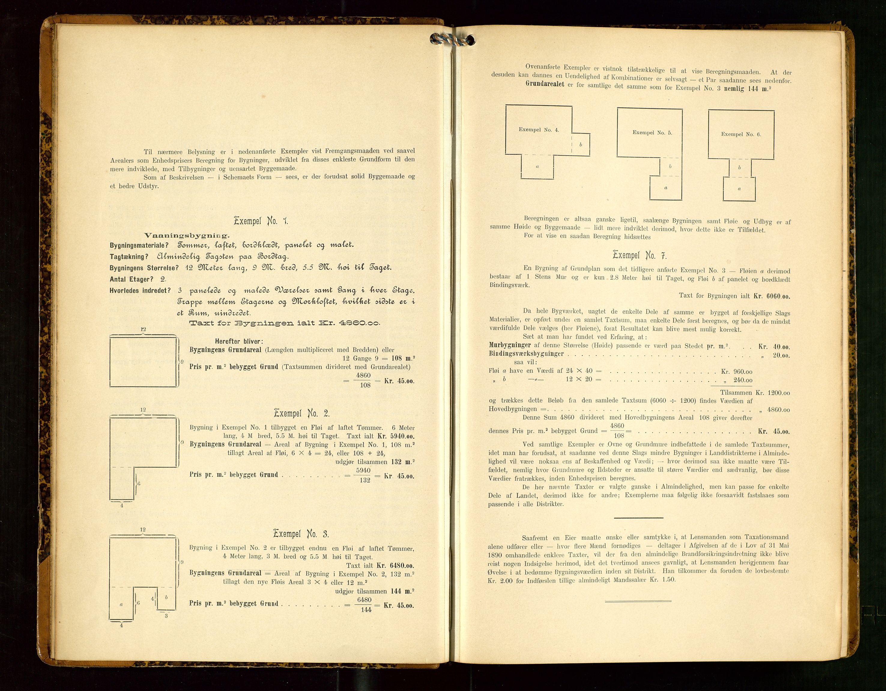 Klepp lensmannskontor, AV/SAST-A-100163/Goc/L0006: "Brandtaxationsprotokol" m/register, 1908-1912