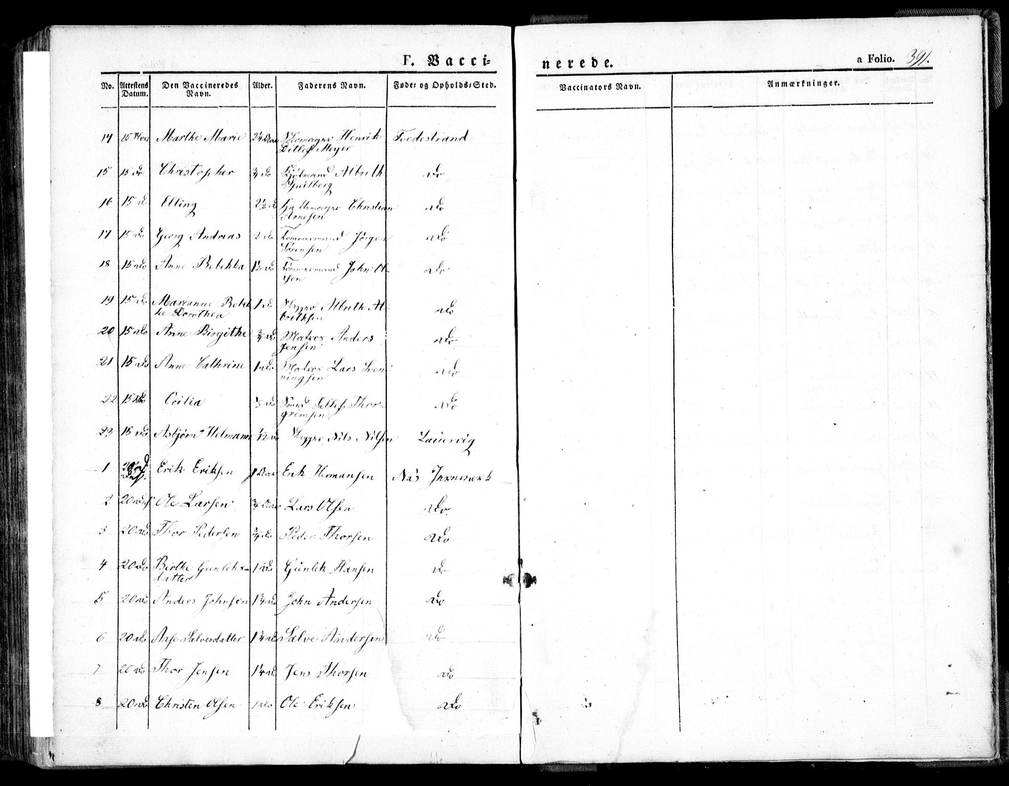 Holt sokneprestkontor, AV/SAK-1111-0021/F/Fa/L0007: Ministerialbok nr. A 7, 1836-1848, s. 391