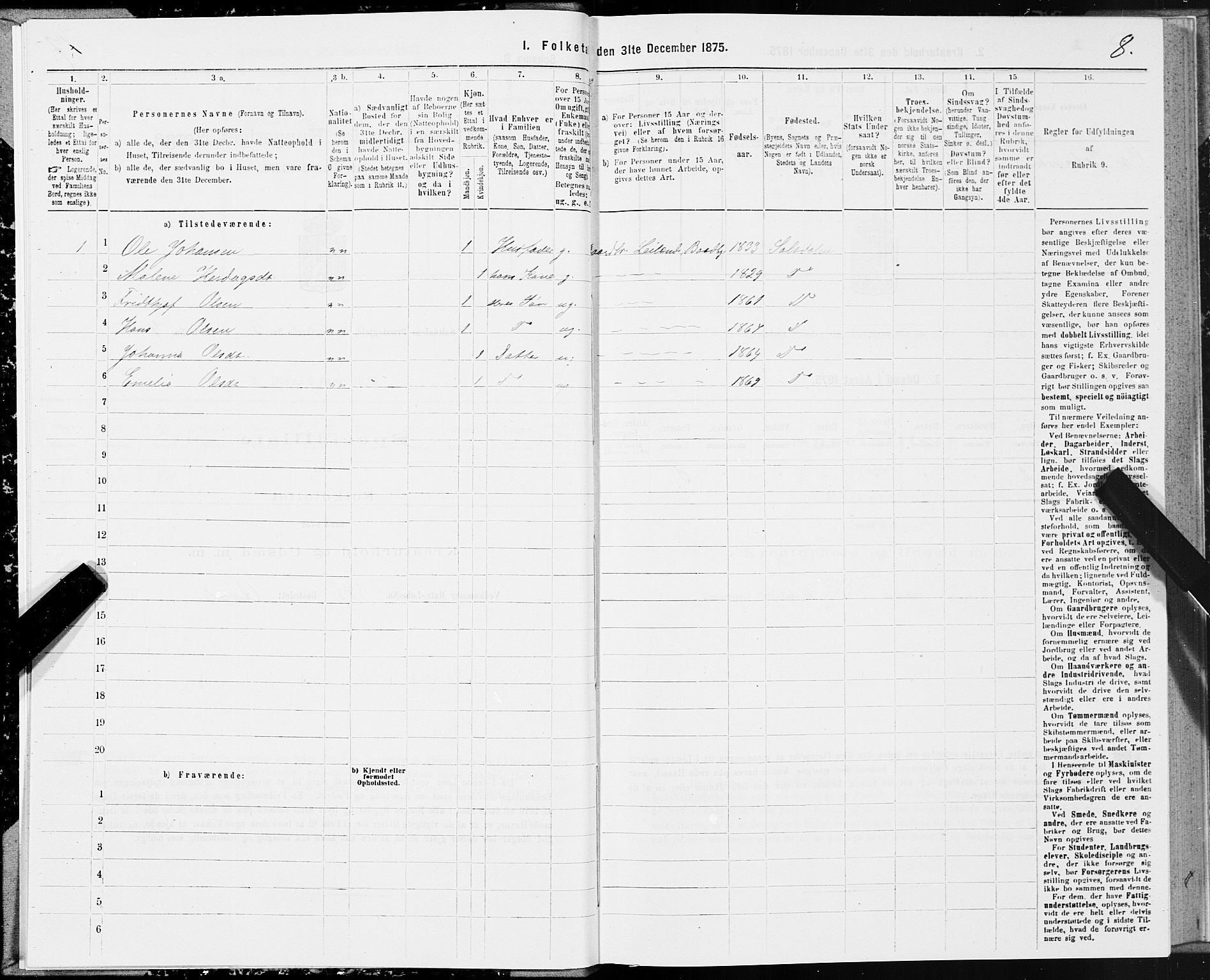 SAT, Folketelling 1875 for 1840P Saltdal prestegjeld, 1875, s. 2008