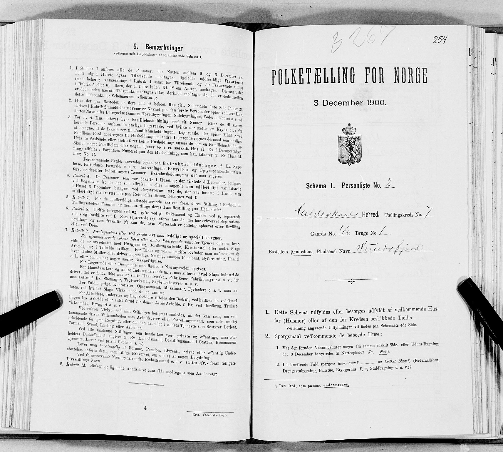 SAT, Folketelling 1900 for 1838 Gildeskål herred, 1900, s. 769