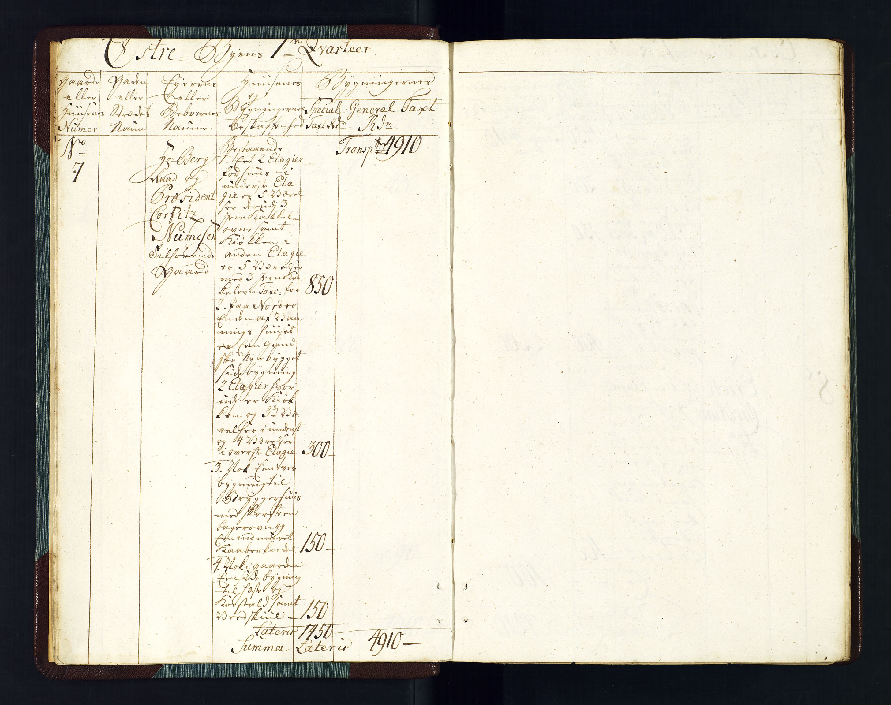 Norges Brannkasse Kristiansand, AV/SAK-2241-0030/F/Fa/L0069: Branntakstprotokoll dublett, 1767-1768