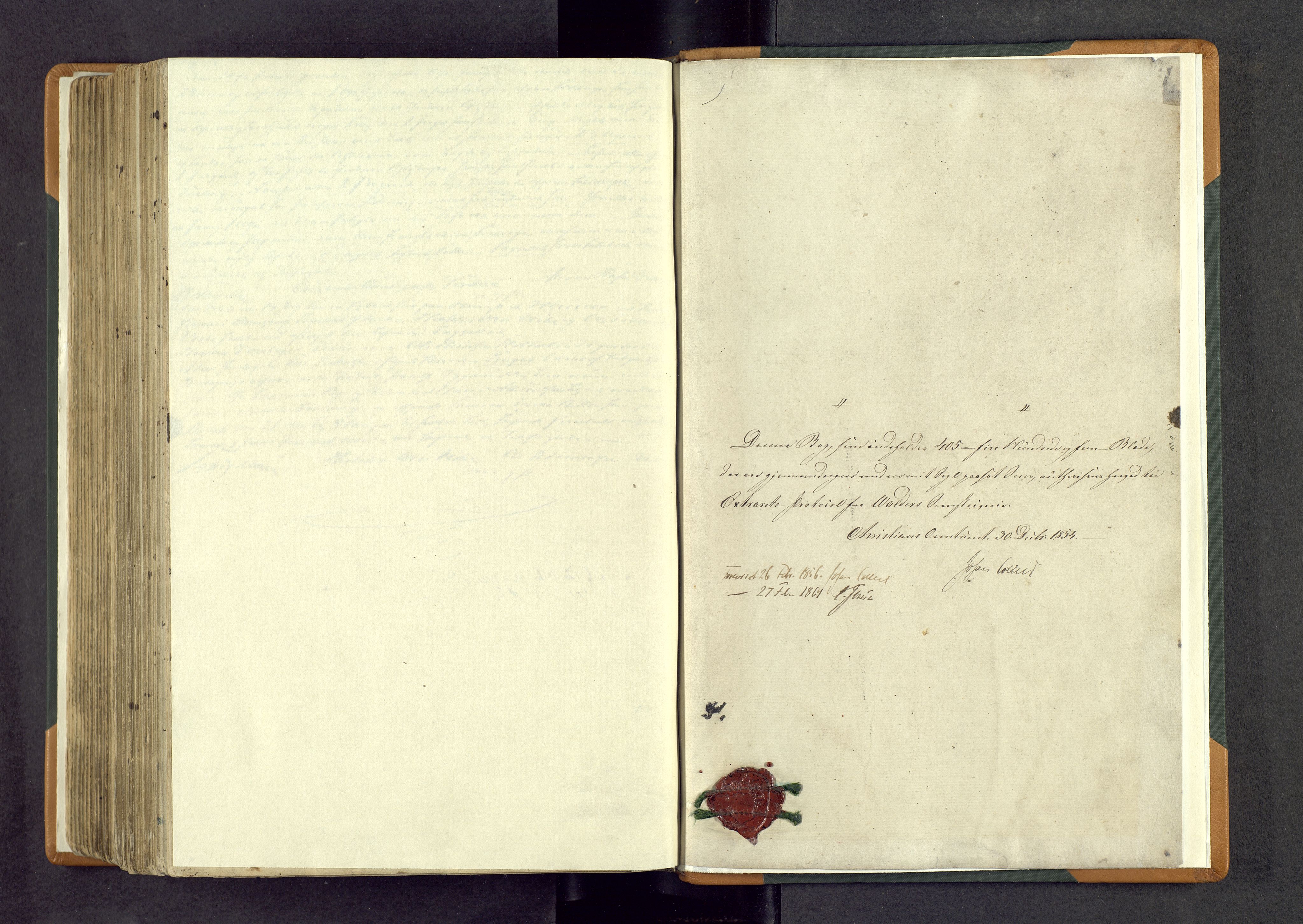 Valdres sorenskriveri, SAH/TING-016/G/Gc/L0014: Ekstrarettsprotokoll, 1855-1866