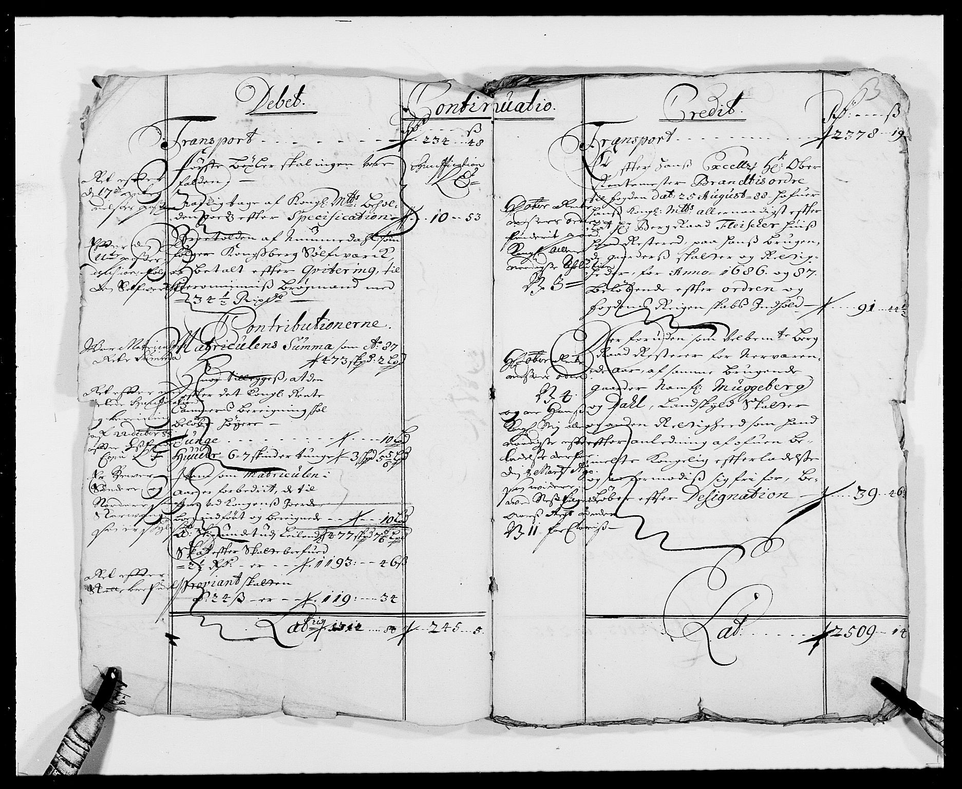 Rentekammeret inntil 1814, Reviderte regnskaper, Fogderegnskap, AV/RA-EA-4092/R24/L1573: Fogderegnskap Numedal og Sandsvær, 1687-1691, s. 224