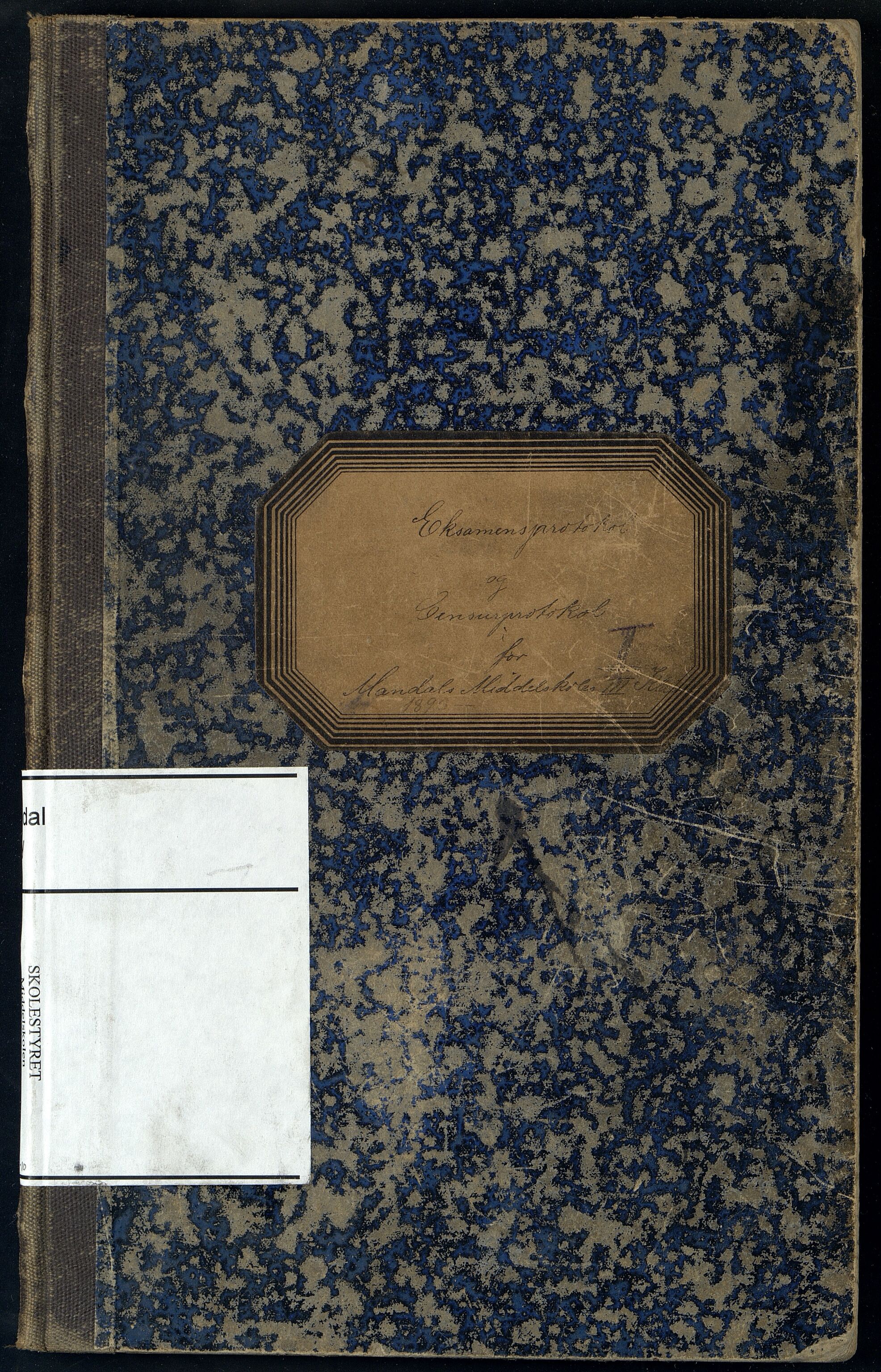 Mandal By - Borgerskolen/Middelskolen/Høiere Allmenskole, ARKSOR/1002MG550/G/L0010: Eksamensprotokoll (d), 1893-1913