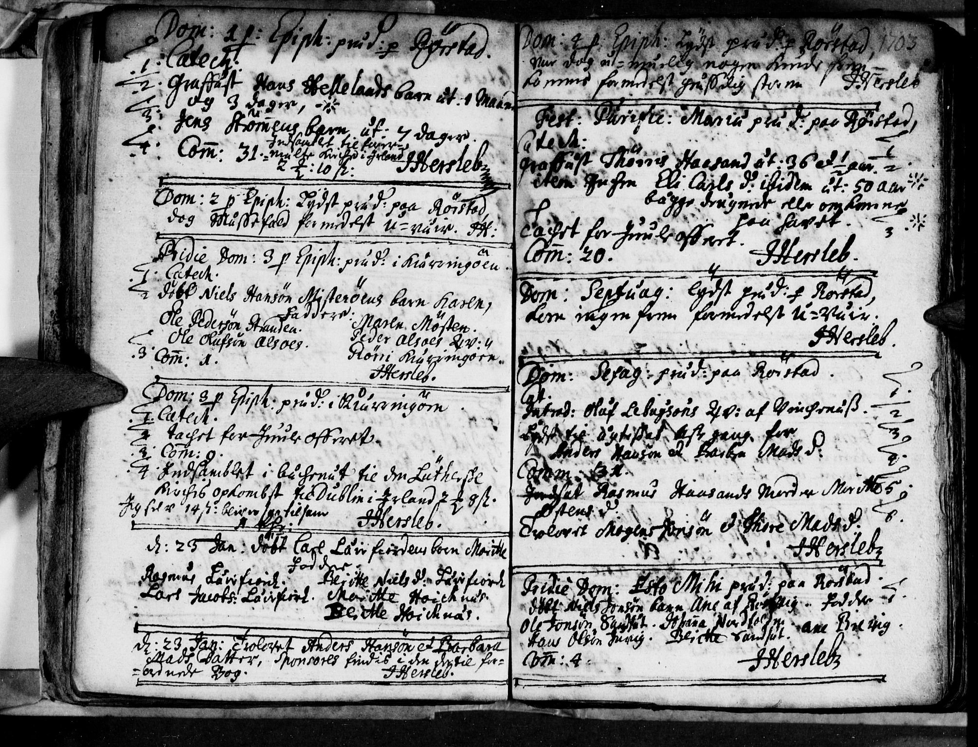 Ministerialprotokoller, klokkerbøker og fødselsregistre - Nordland, AV/SAT-A-1459/853/L0764: Ministerialbok nr. 853A03, 1697-1715