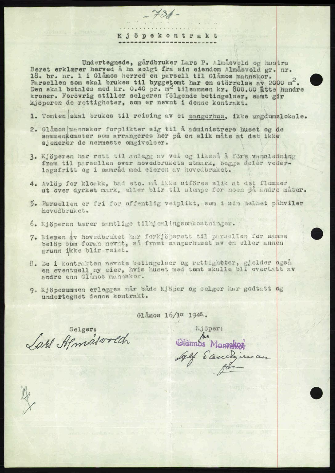 Gauldal sorenskriveri, SAT/A-0014/1/2/2C: Pantebok nr. A3, 1947-1947, Dagboknr: 72/1947