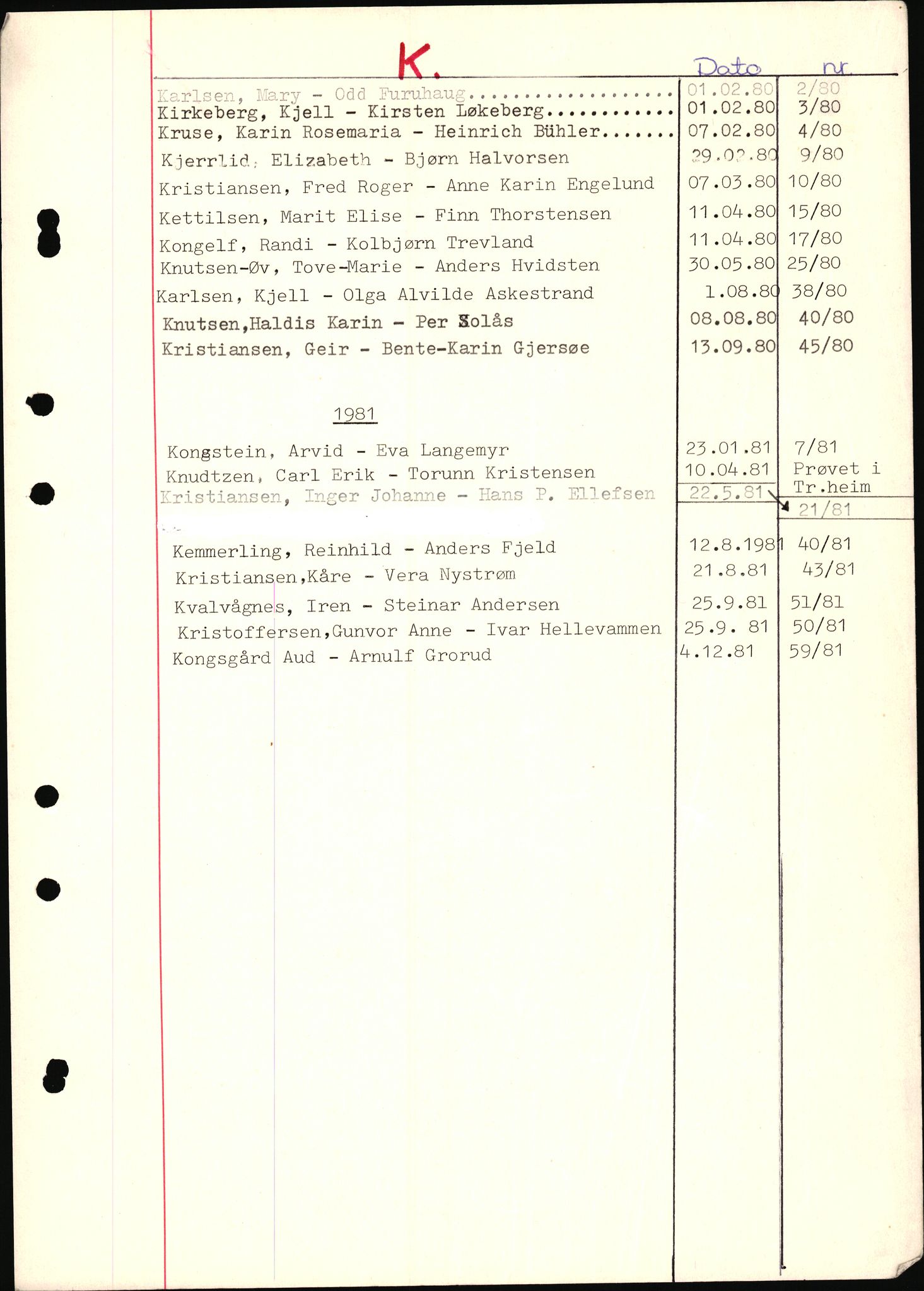 Jarlsberg sorenskriveri, AV/SAKO-A-131/L/Lb/L0002: Vigselsprotokoll, 1969-1981, s. 57