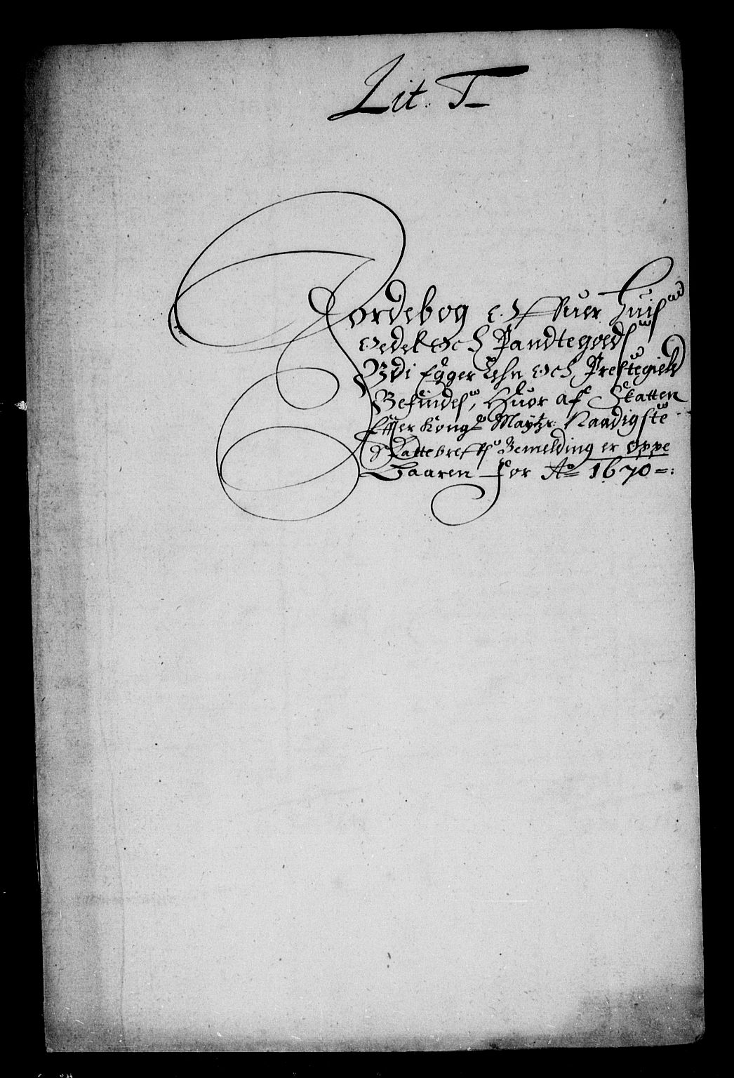 Rentekammeret inntil 1814, Reviderte regnskaper, Stiftamtstueregnskaper, Landkommissariatet på Akershus og Akershus stiftamt, AV/RA-EA-5869/R/Rb/L0068: Akershus stiftamt, 1670