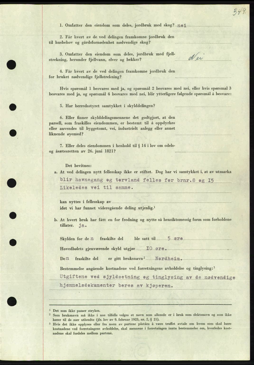Nordmøre sorenskriveri, AV/SAT-A-4132/1/2/2Ca: Pantebok nr. A103, 1946-1947, Dagboknr: 2429/1946