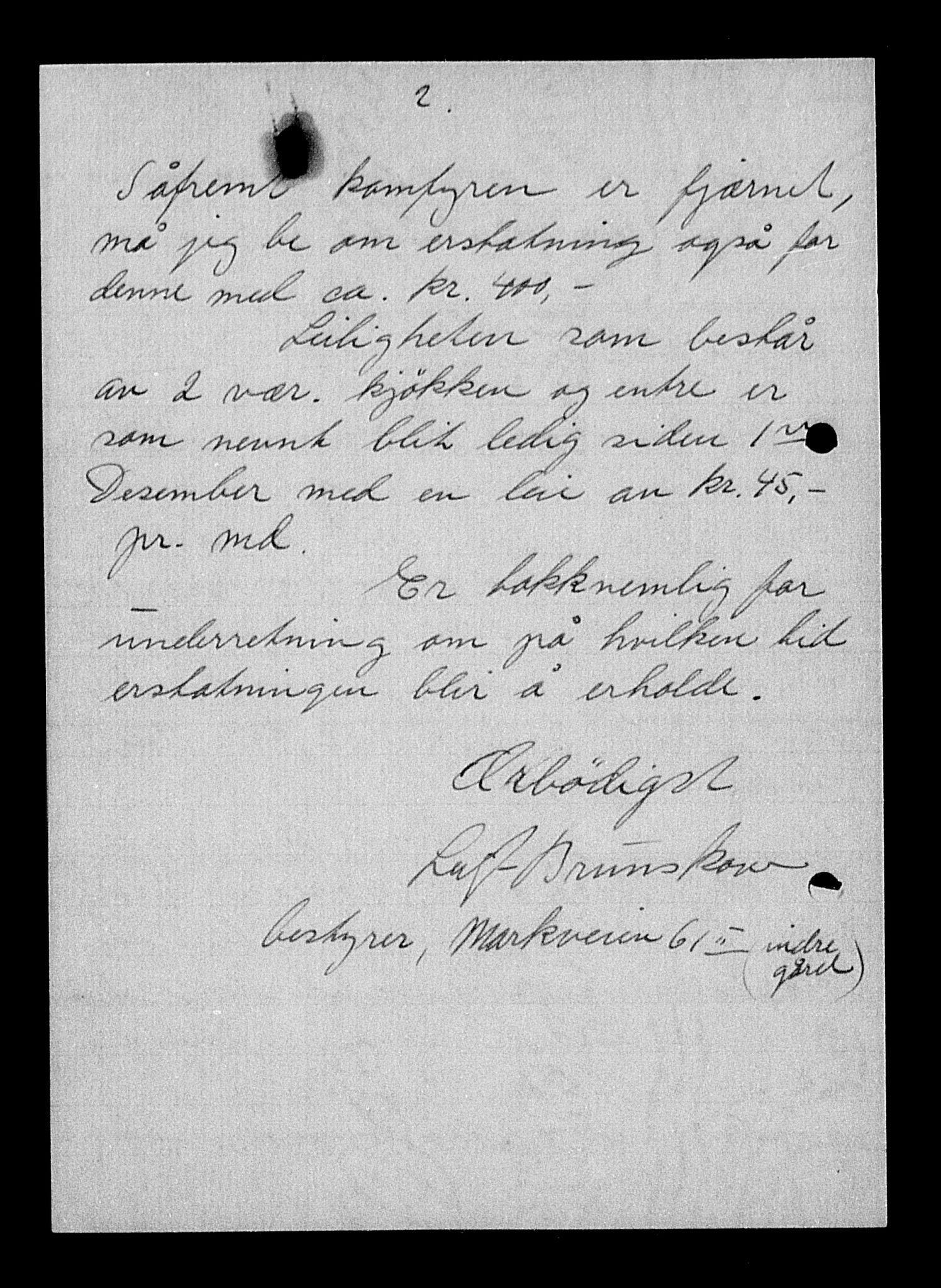 Justisdepartementet, Tilbakeføringskontoret for inndratte formuer, AV/RA-S-1564/H/Hc/Hcc/L0960: --, 1945-1947, s. 261