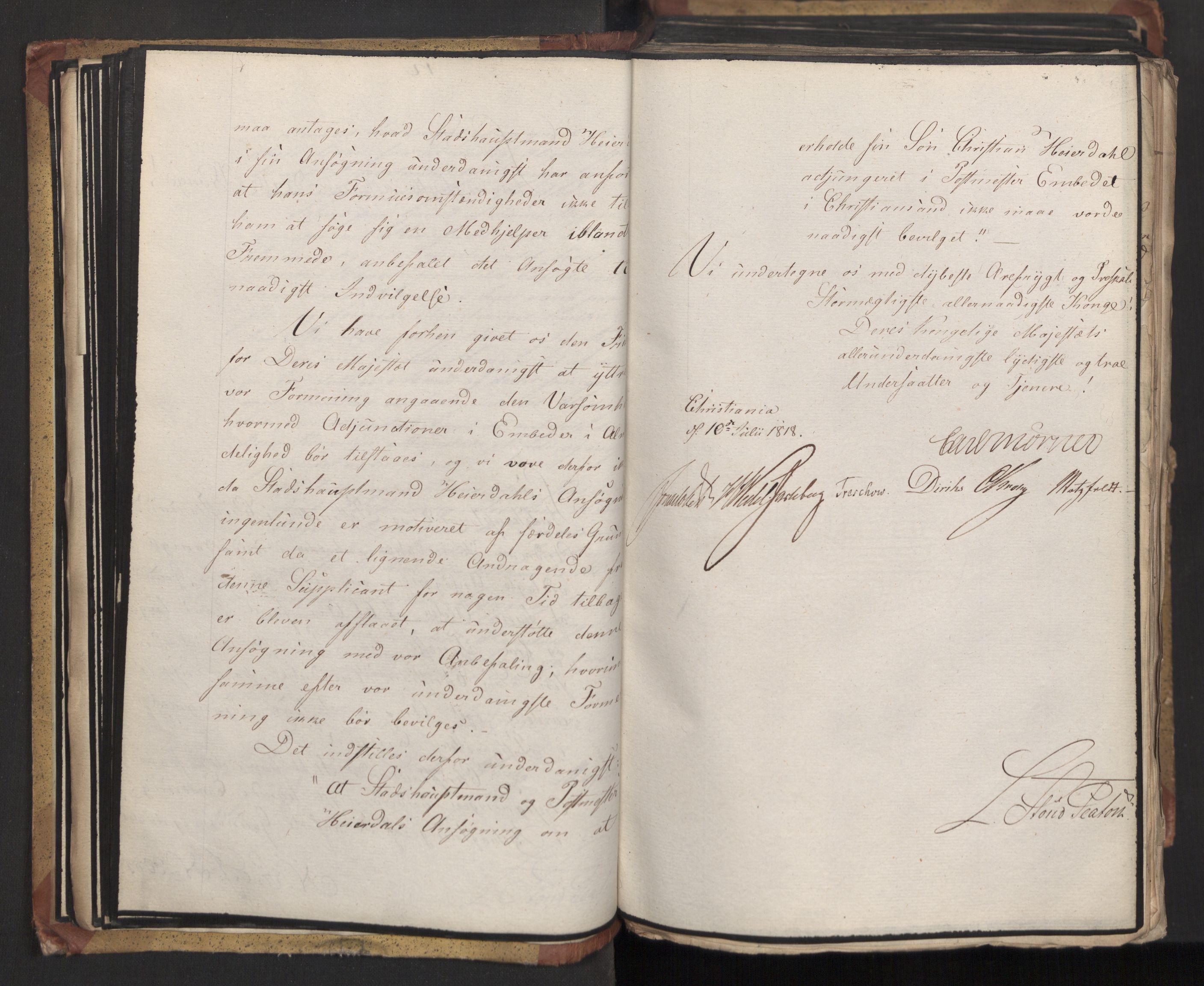 Statsrådsavdelingen i Stockholm, AV/RA-S-1003/D/Da/L0015: Regjeringsinnstillinger nr. 3058-3300, 1818, s. 60
