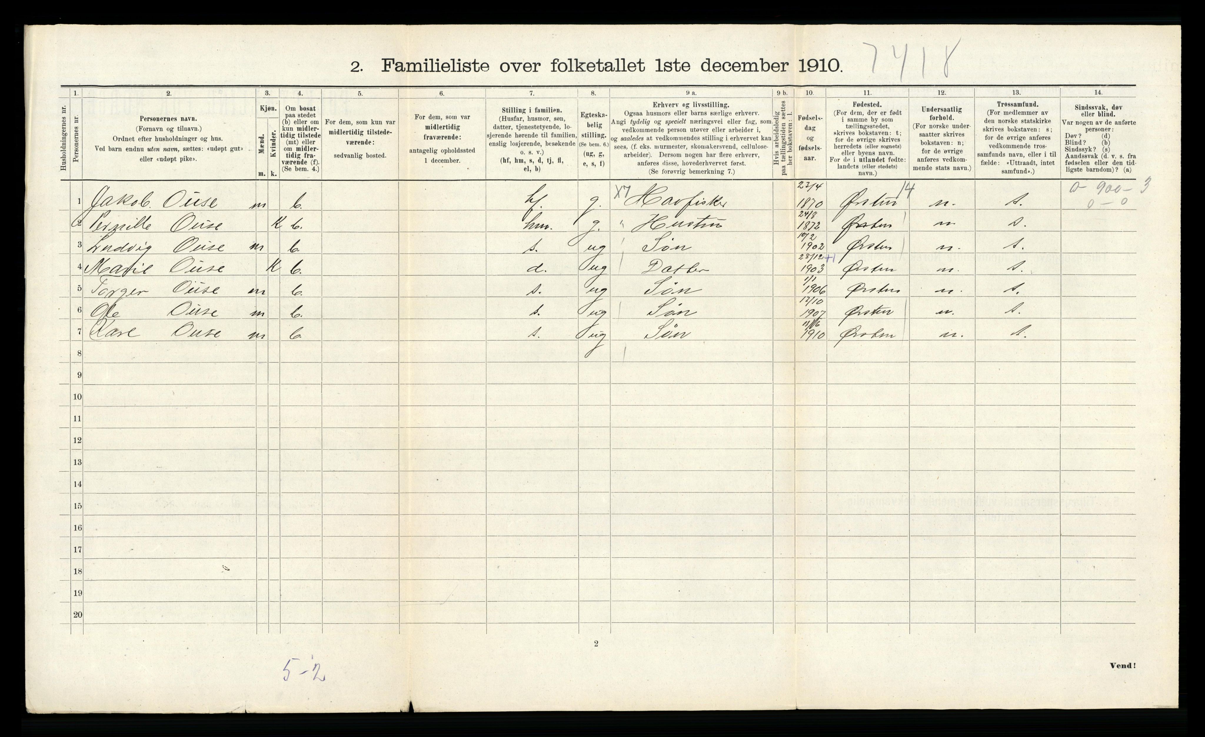 RA, Folketelling 1910 for 1501 Ålesund kjøpstad, 1910, s. 4370