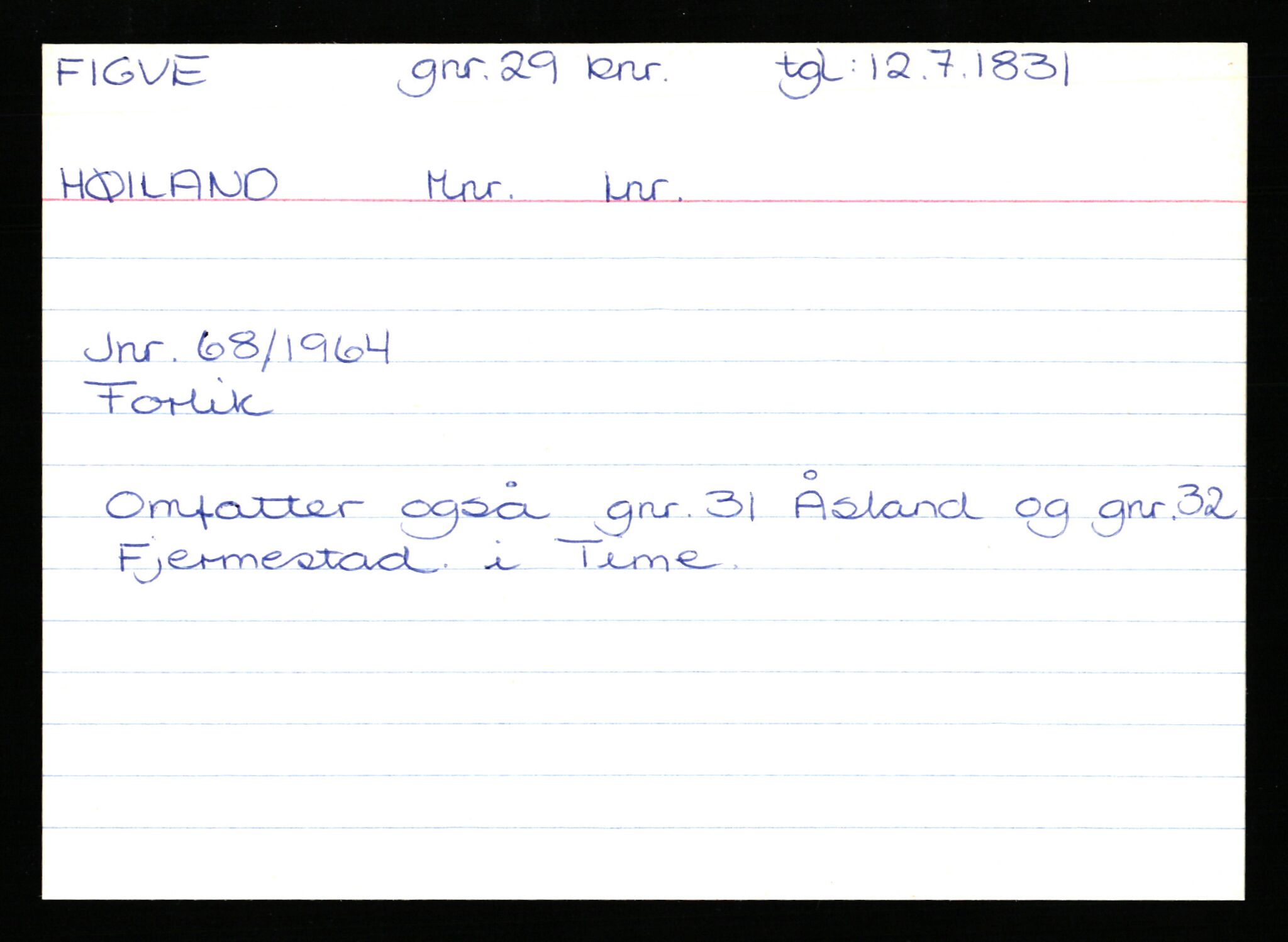 Statsarkivet i Stavanger, AV/SAST-A-101971/03/Y/Yk/L0009: Registerkort sortert etter gårdsnavn: Ersdal - Fikstveit, 1750-1930, s. 521