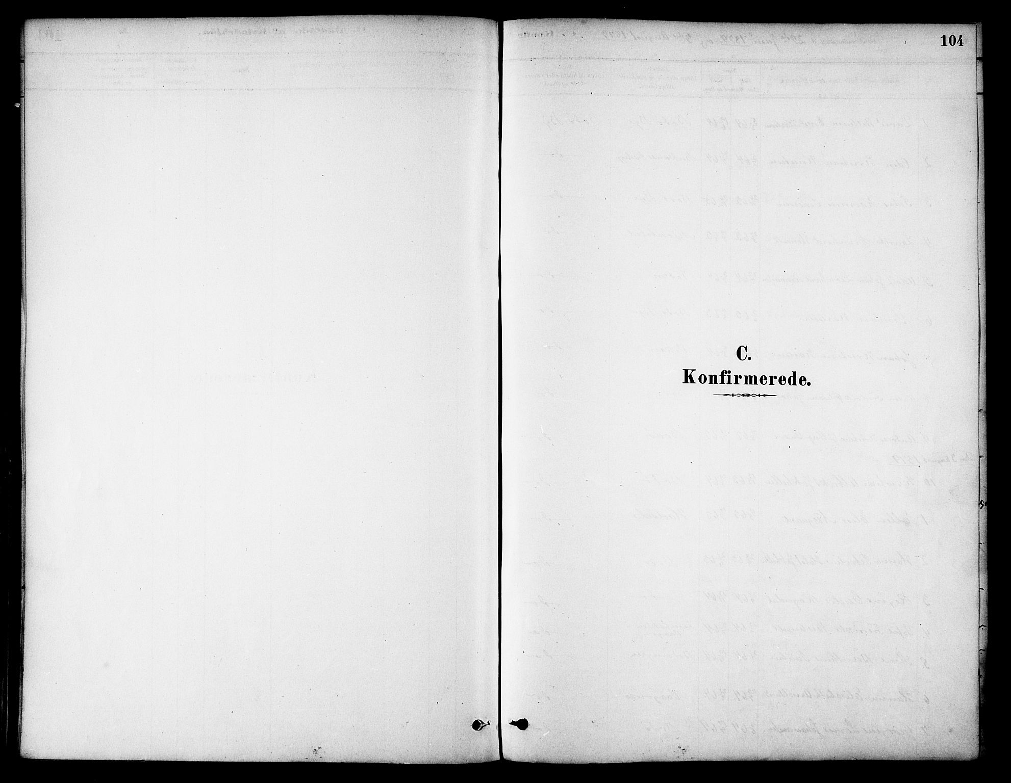 Ministerialprotokoller, klokkerbøker og fødselsregistre - Nordland, AV/SAT-A-1459/801/L0030: Klokkerbok nr. 801C05, 1879-1887, s. 104