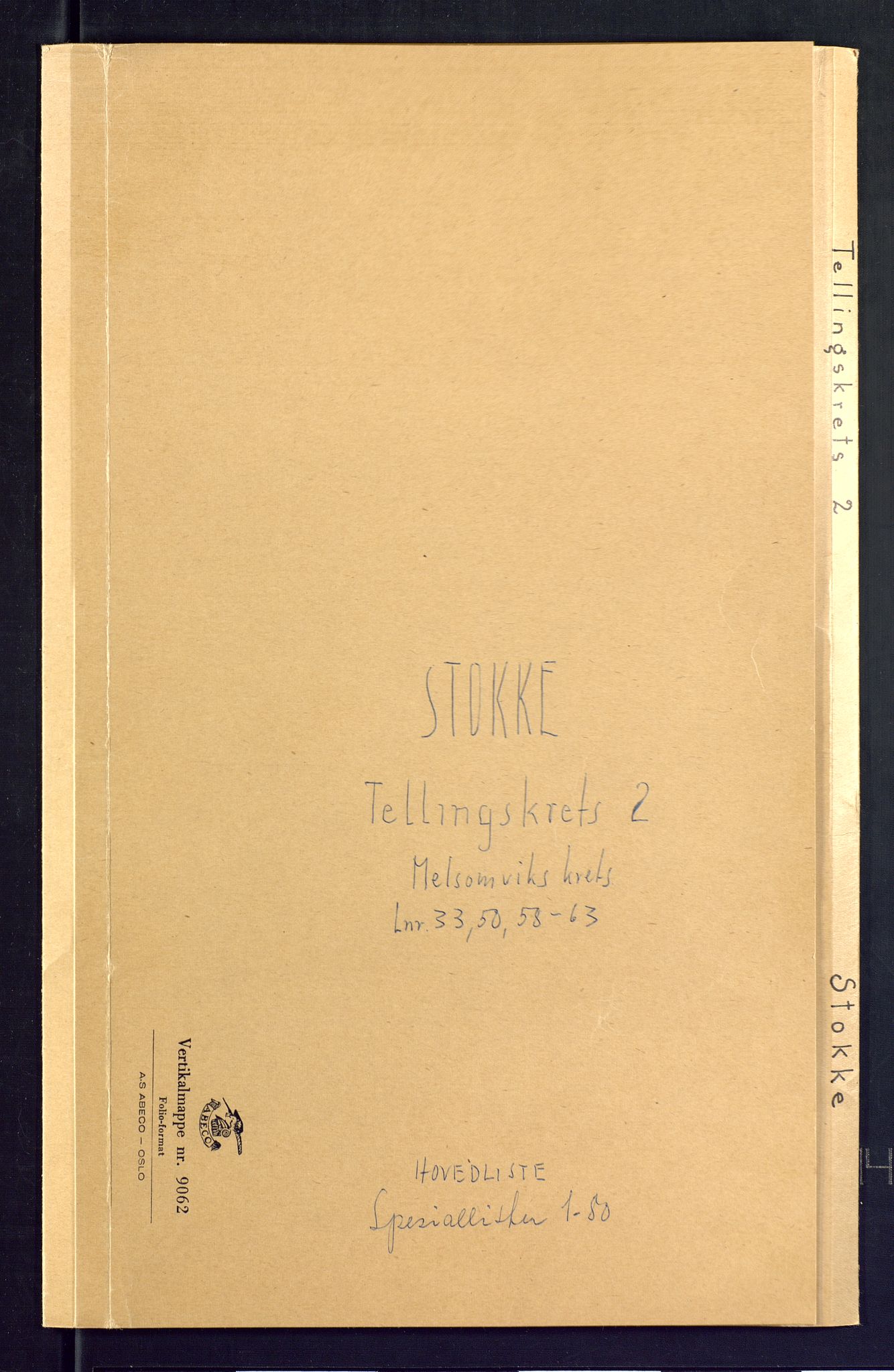 SAKO, Folketelling 1875 for 0720P Stokke prestegjeld, 1875, s. 6