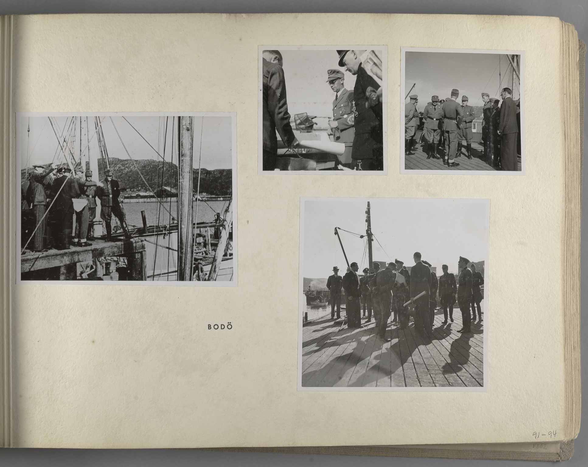 Tyske arkiver, Reichskommissariat, Bildarchiv, RA/RAFA-3309/U/L0071: Fotoalbum: Mit dem Reichskommissar nach Nordnorwegen und Finnland 10. bis 27. Juli 1942, 1942, s. 37