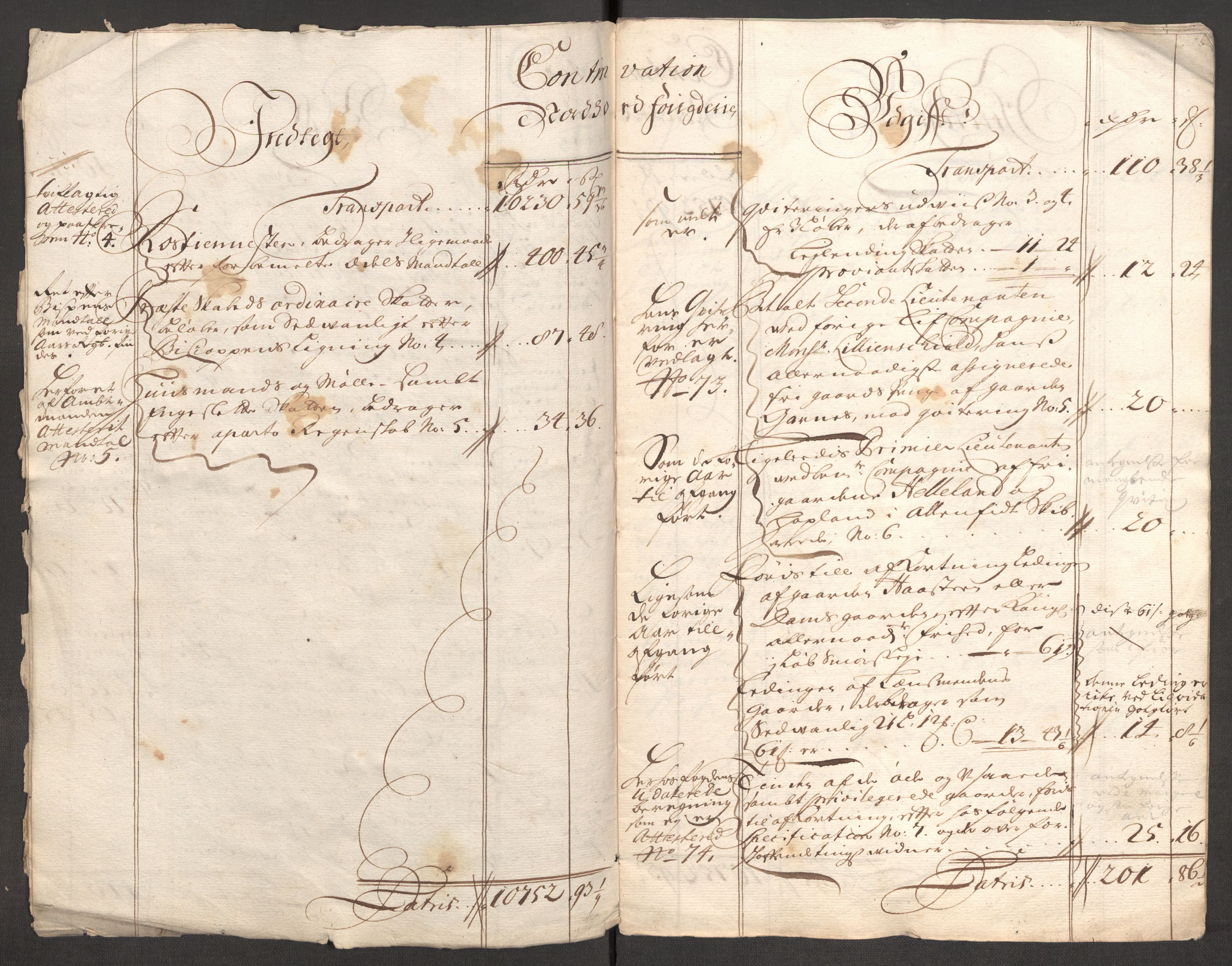 Rentekammeret inntil 1814, Reviderte regnskaper, Fogderegnskap, RA/EA-4092/R51/L3192: Fogderegnskap Nordhordland og Voss, 1711, s. 6