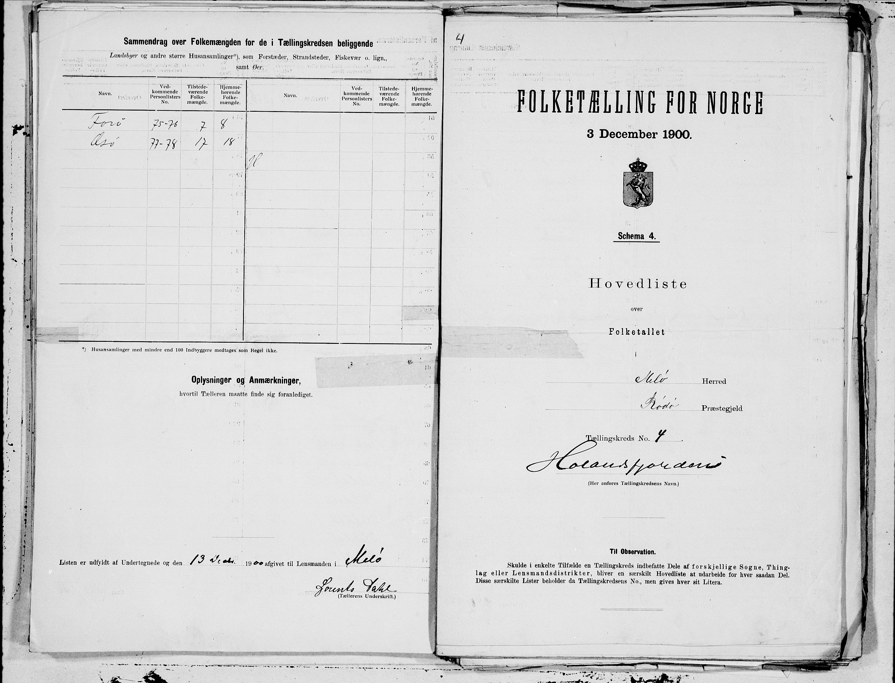 SAT, Folketelling 1900 for 1837 Meløy herred, 1900, s. 8