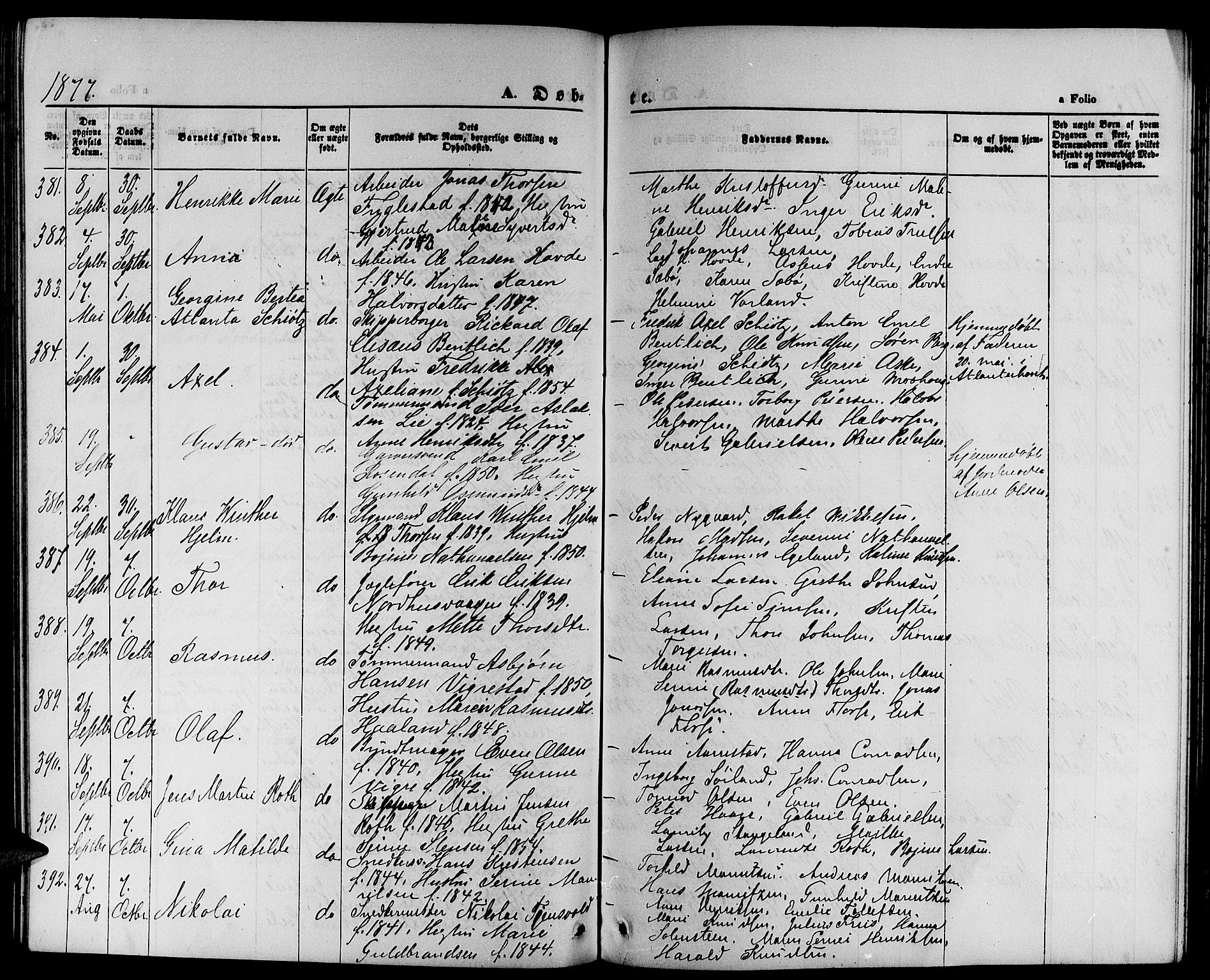 St. Petri sokneprestkontor, AV/SAST-A-101813/001/30/30BB/L0001: Klokkerbok nr. B 1, 1865-1878