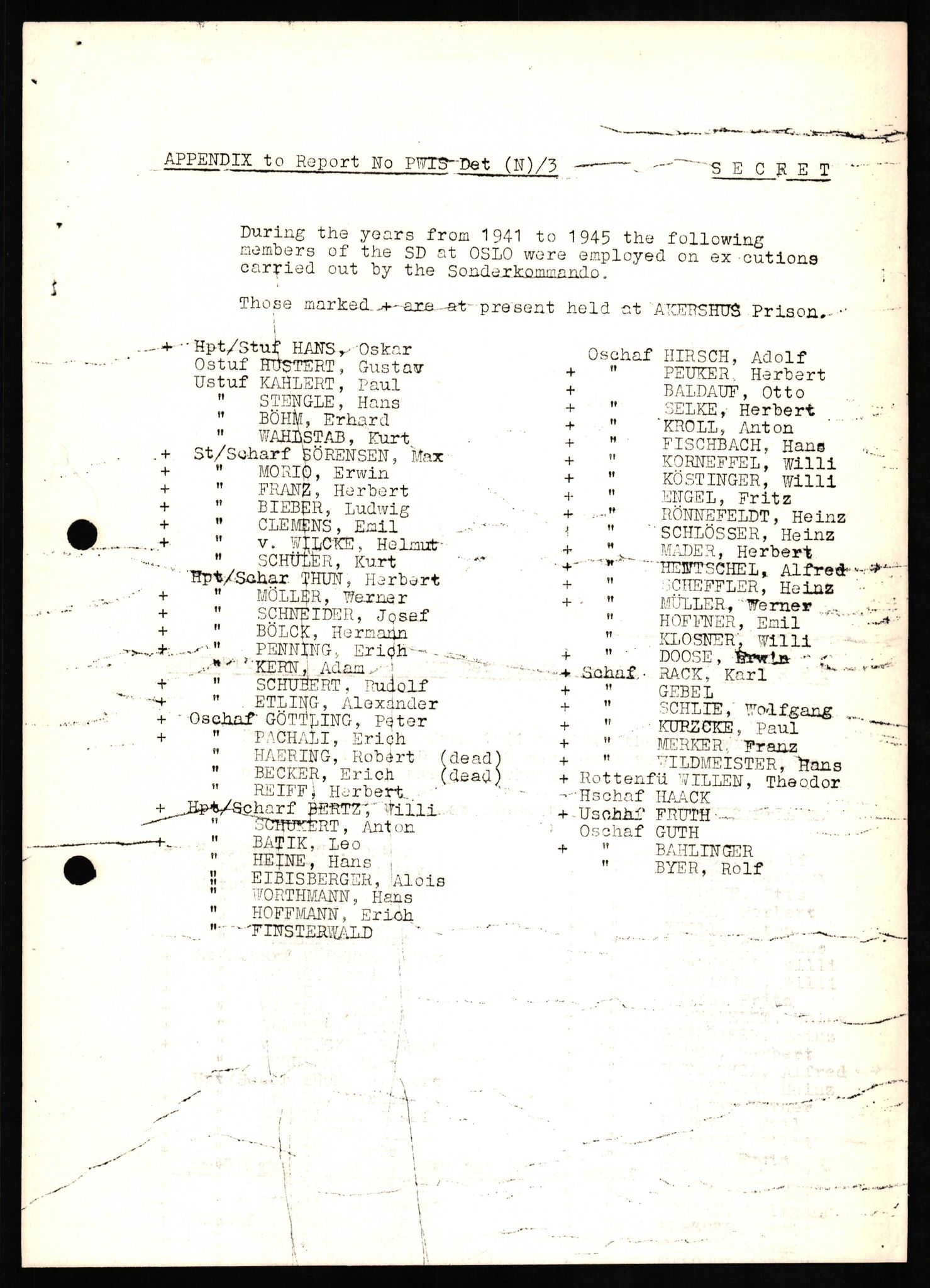 Forsvaret, Forsvarets overkommando II, AV/RA-RAFA-3915/D/Db/L0018: CI Questionaires. Tyske okkupasjonsstyrker i Norge. Tyskere., 1945-1946, s. 523