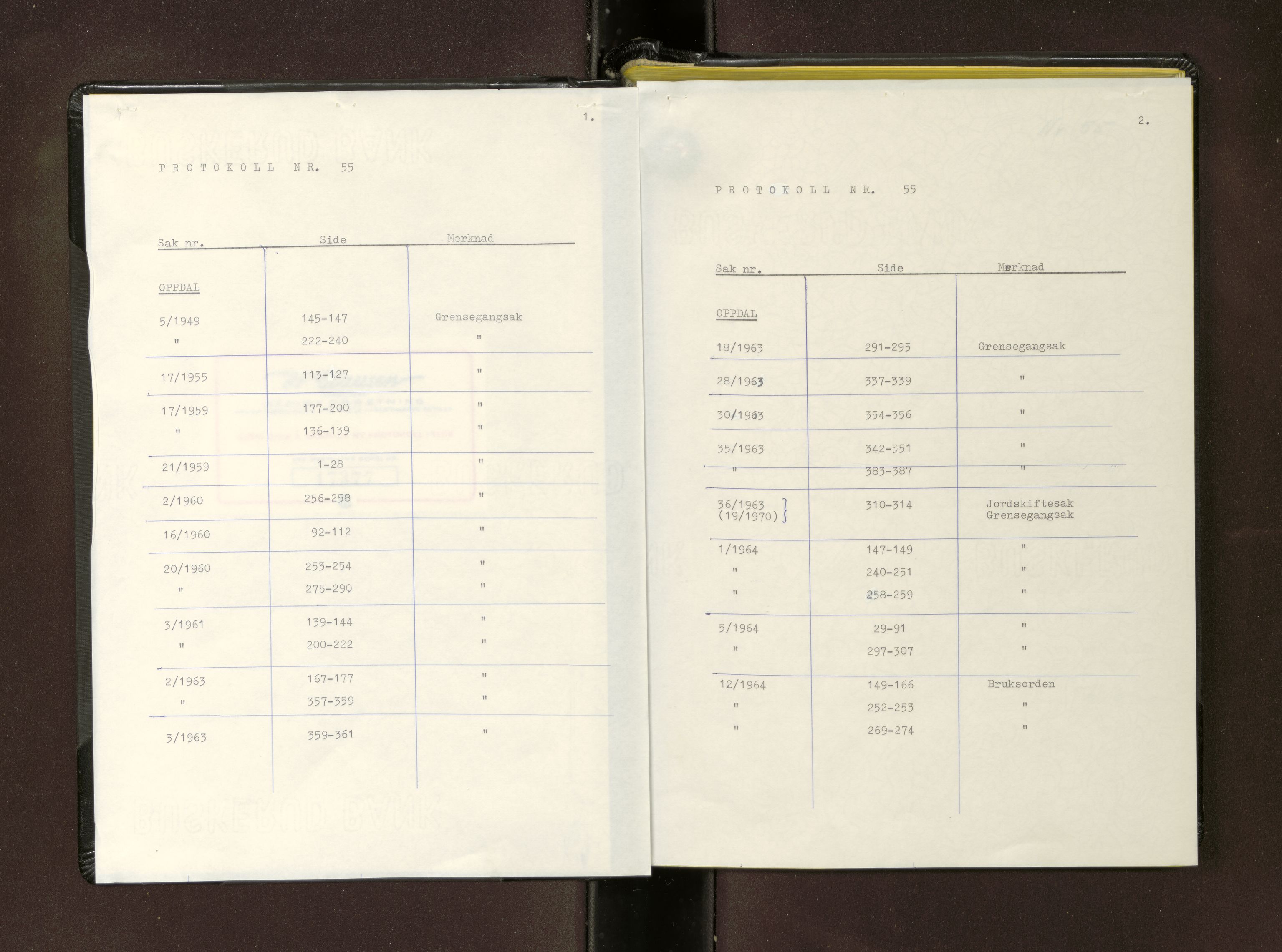 Sør-Trøndelag jordskifterett, AV/SAT-A-4522/1/F/L0222: Jordskifterettsbok 55, Orkdal domssokn, 1966-1973