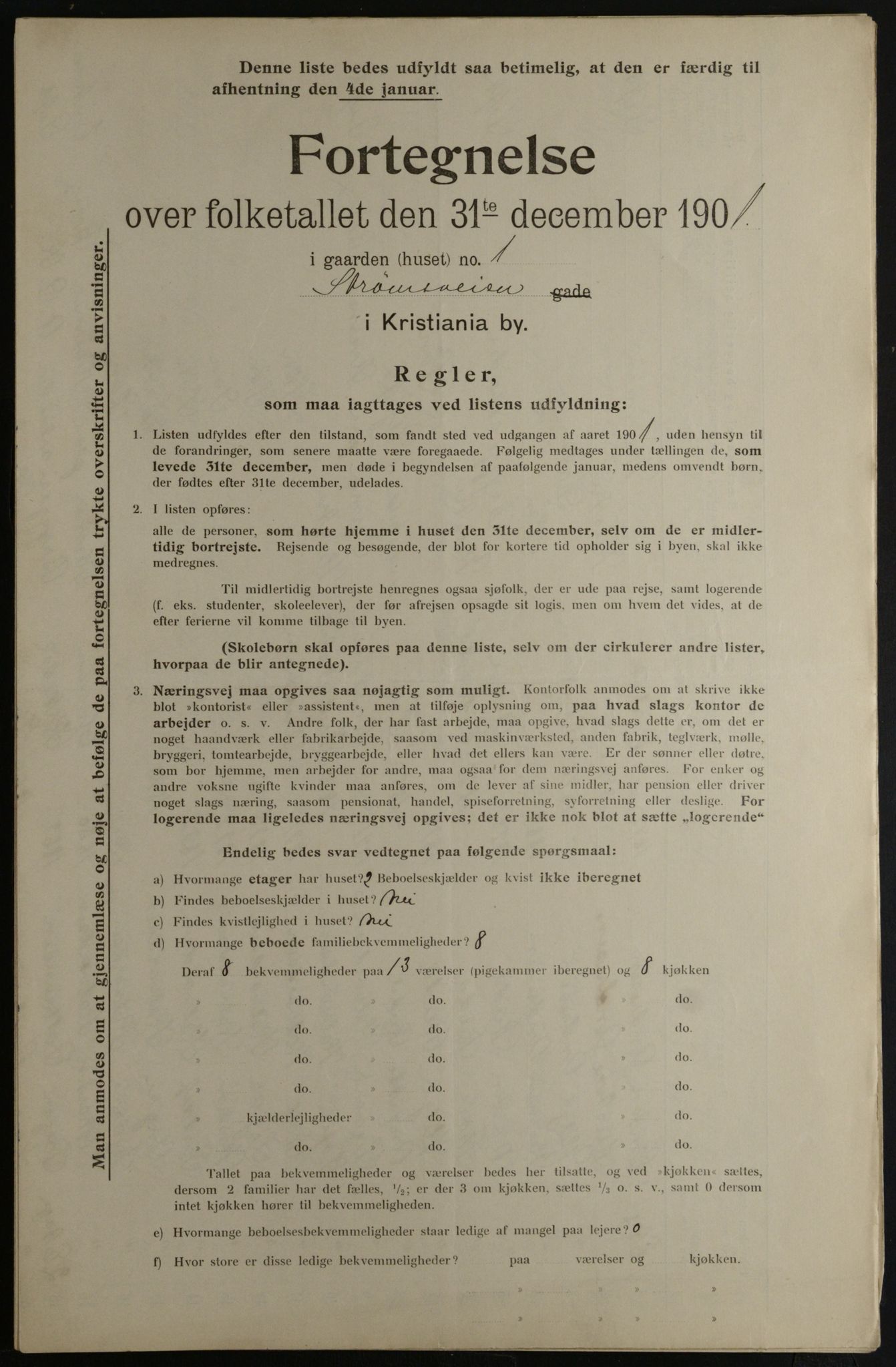OBA, Kommunal folketelling 31.12.1901 for Kristiania kjøpstad, 1901, s. 15997