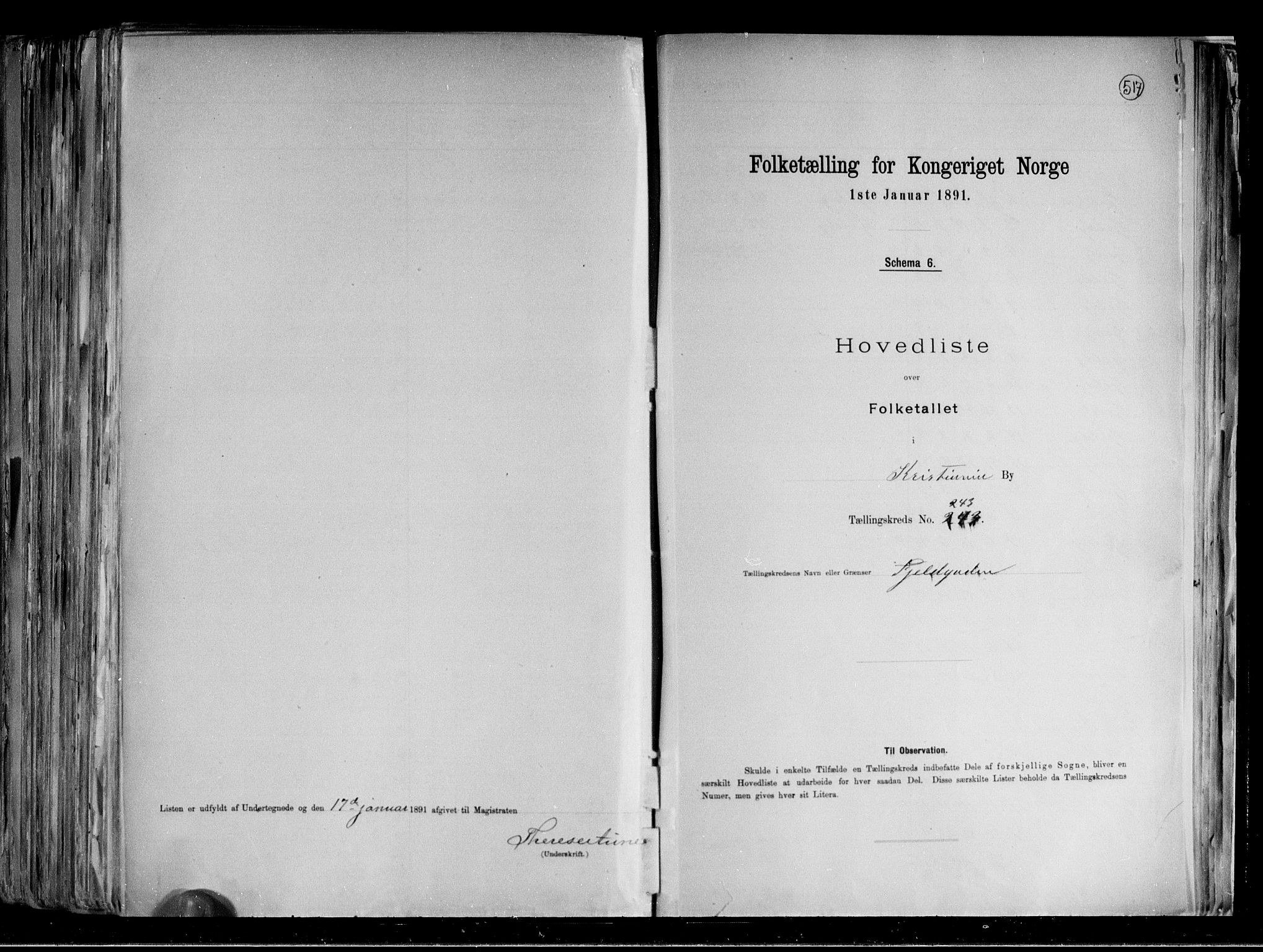RA, Folketelling 1891 for 0301 Kristiania kjøpstad, 1891, s. 141984