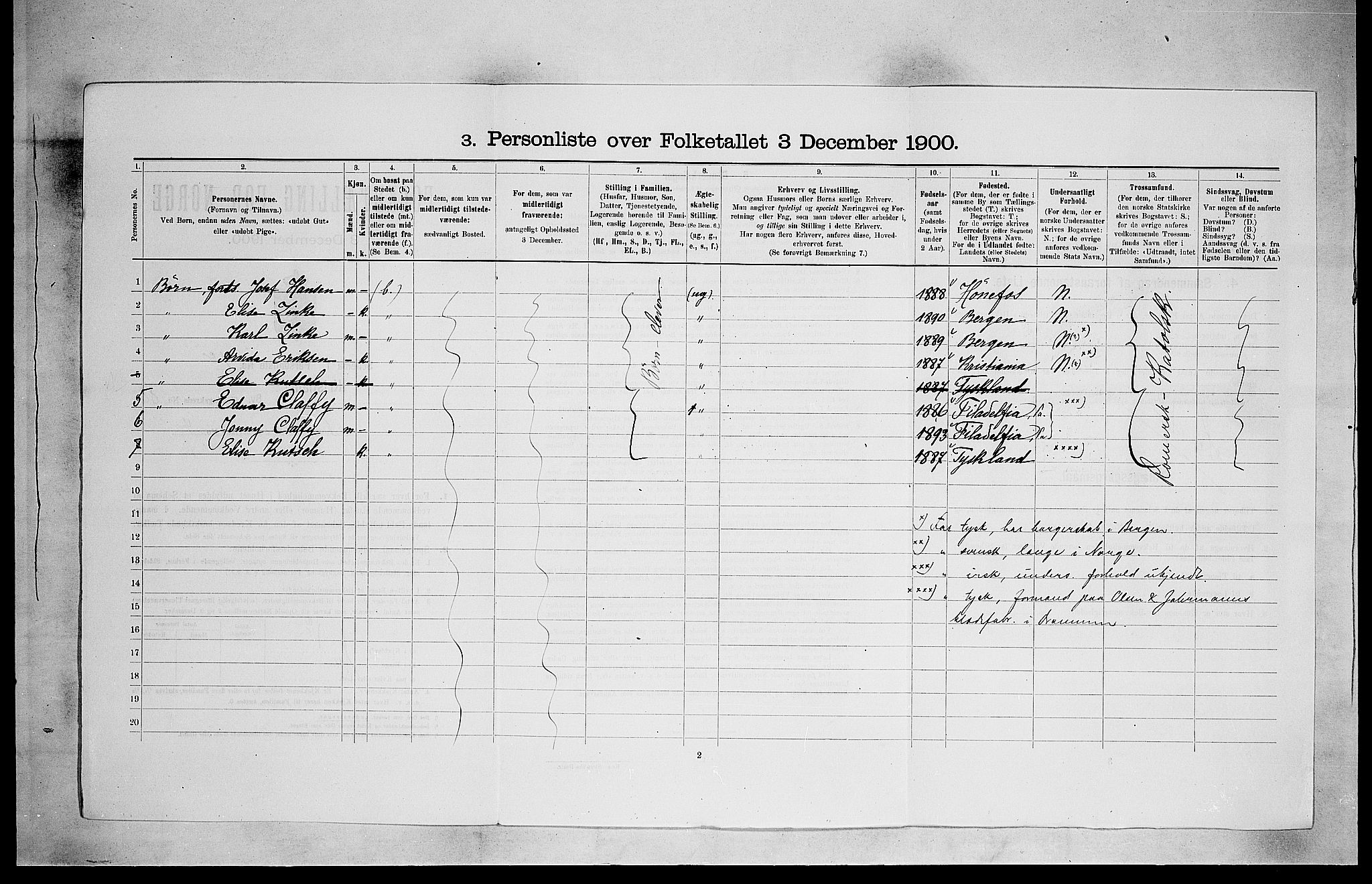 SAO, Folketelling 1900 for 0301 Kristiania kjøpstad, 1900, s. 1604